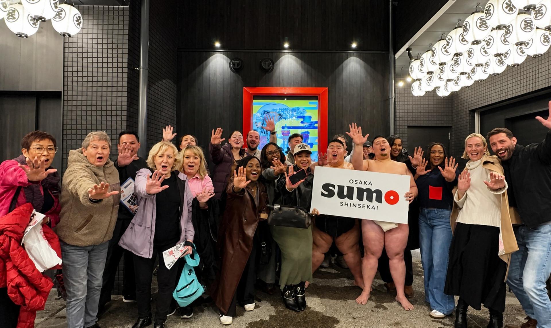OSAKA Sumo Live Match show Experience with salt-throwing Challenge! - Thumbnail 10