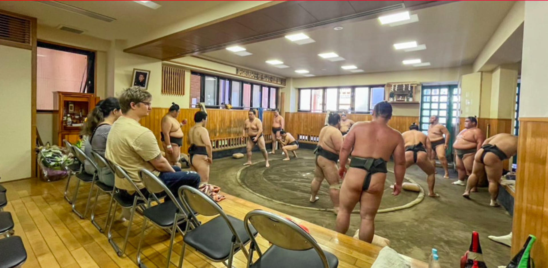 Tokyo Sumo Morning Practice Tour with Ring-Side Seats + Photo Shoot - Image 1