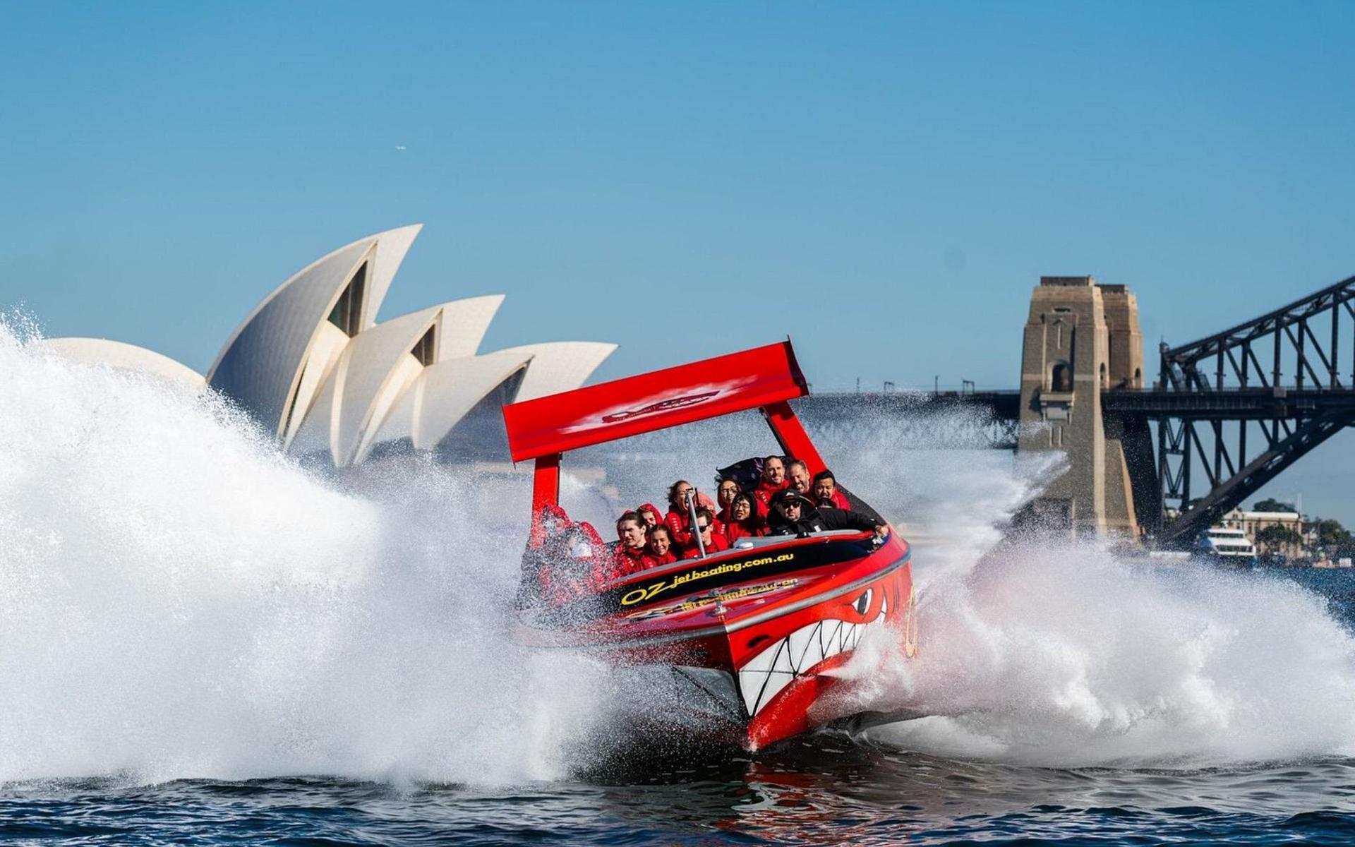 Sydney Harbour Oz Jet Boating Thrill Ride - Thumbnail 6