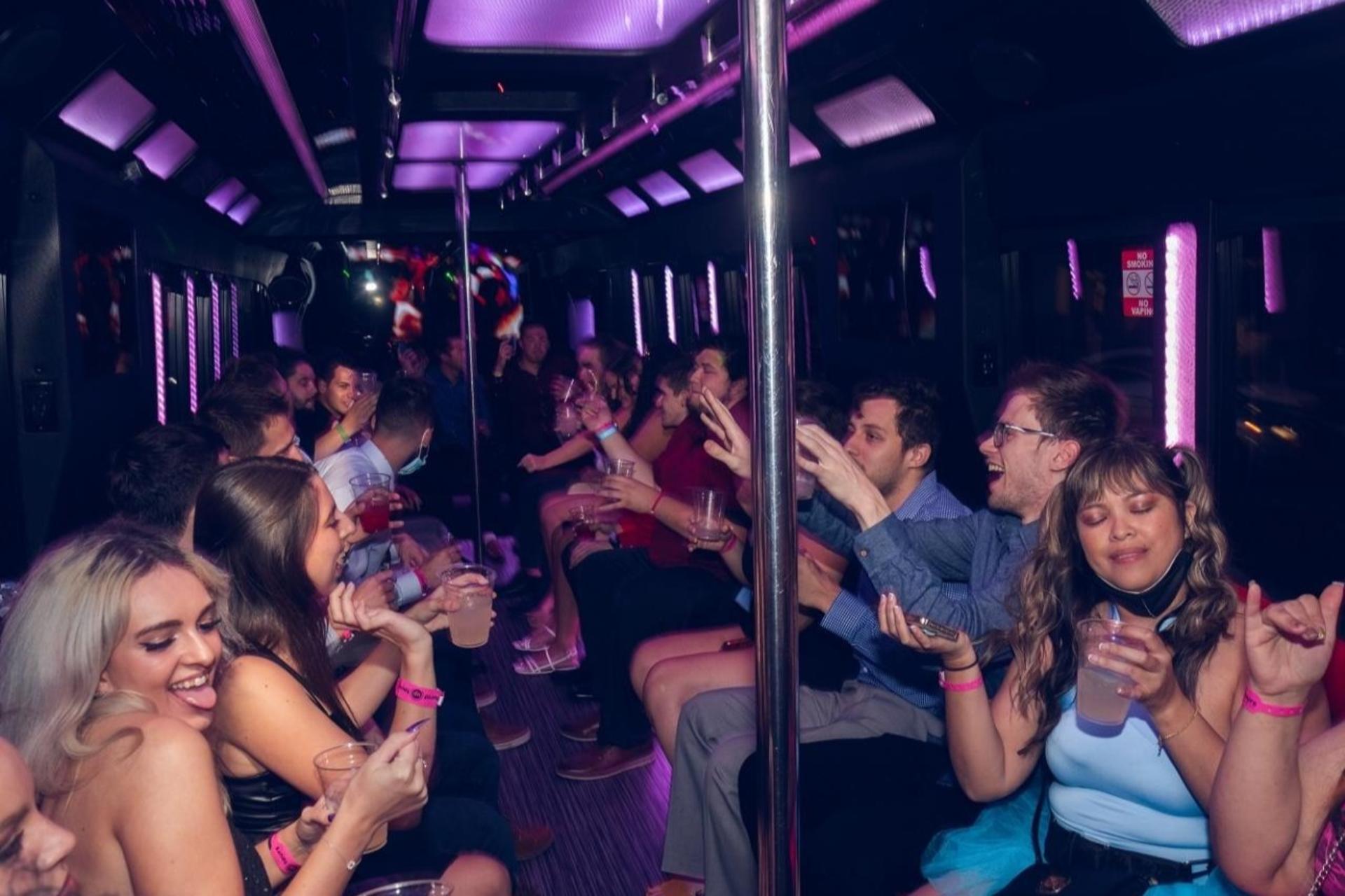 Nightclub party bus experience in Las Vegas - Thumbnail 6