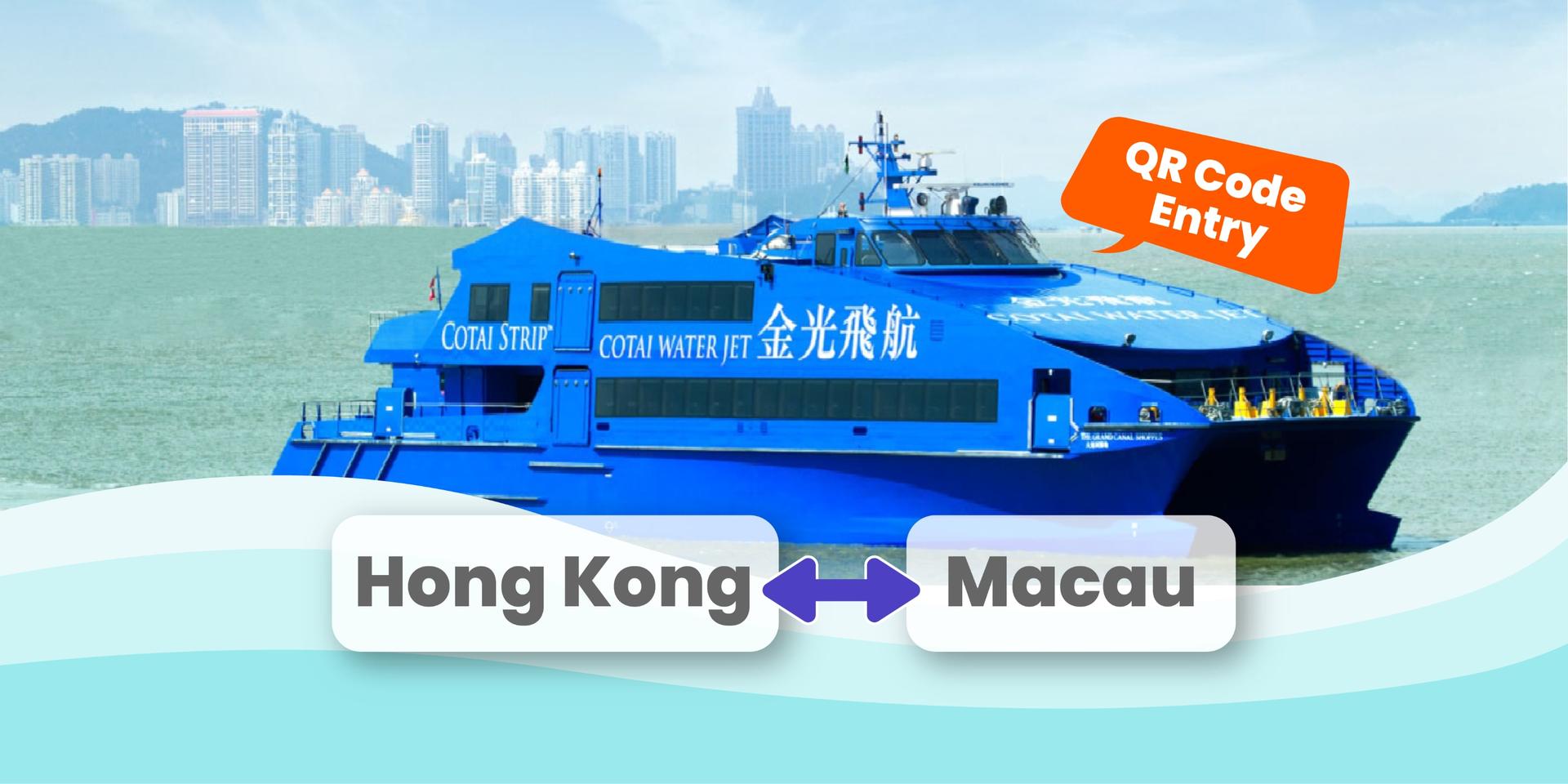 Cotai Water Jet Ferry Ticket between Hong Kong and Macau - Image 1