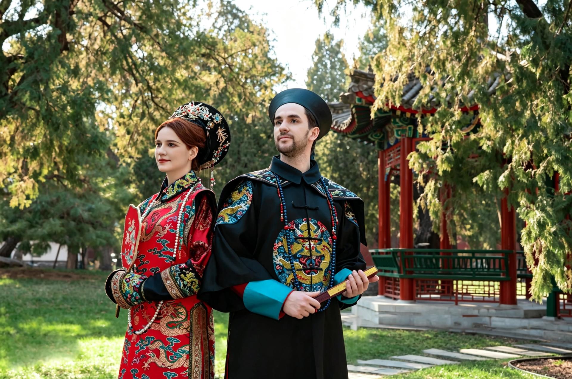 Beijing Qing Dynasty Gege traditional Hanfu costume rental & photography experience - Thumbnail 4