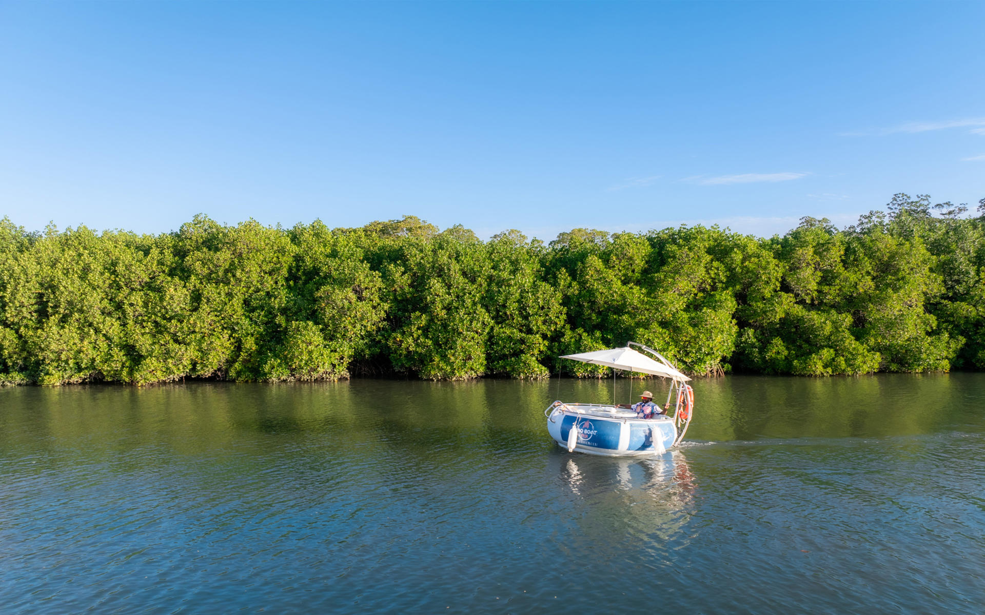 Eco-Electric Self-Drive BBQ Boat Cruise Denarau Fiji - Thumbnail 4