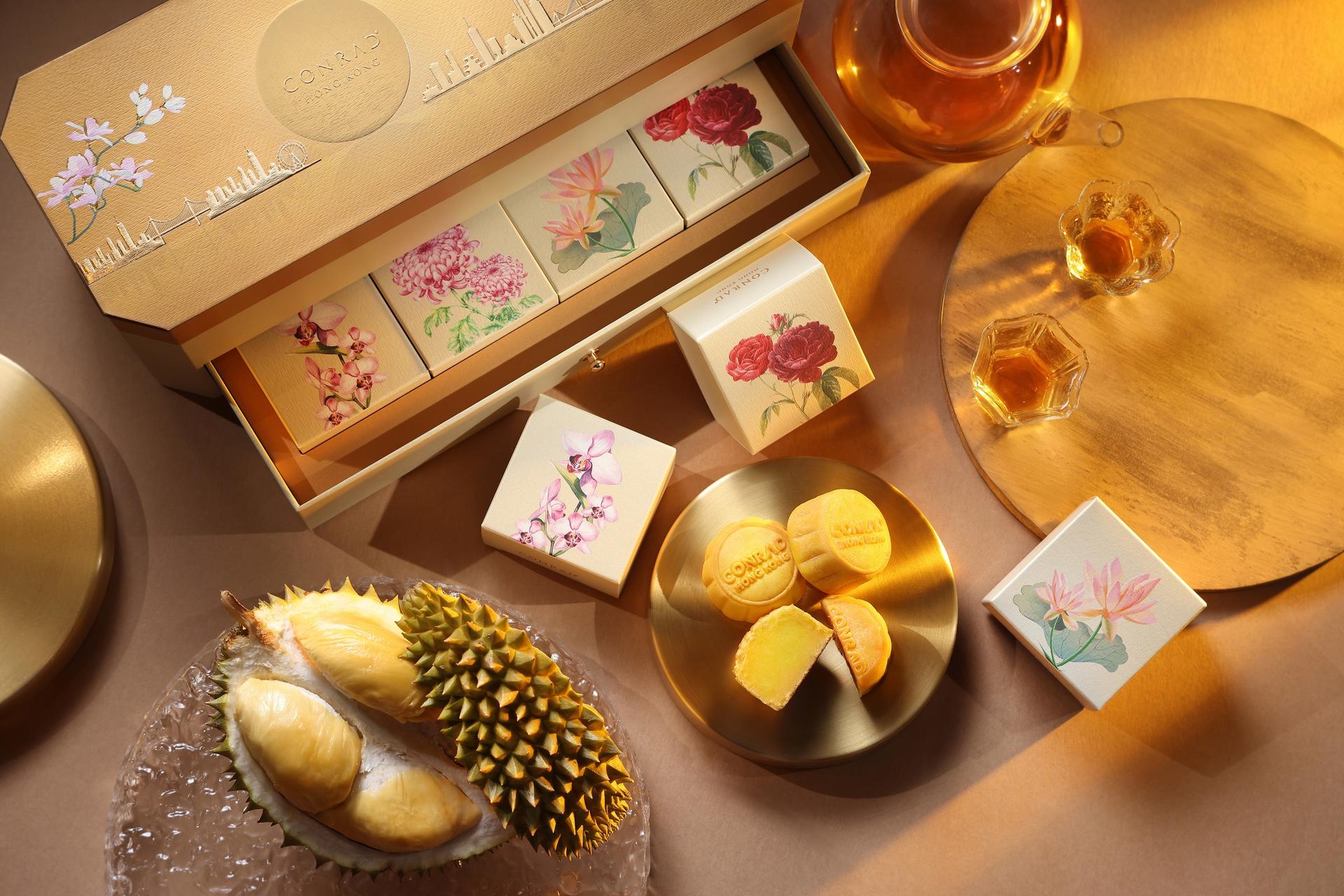 Conrad Hong Kong | Mid-Autumn Festival 2026 | Mini Black Sesame Mooncake, Mini Musang King Durian Mooncake | 14/8 - 24/9 pick up at Admiralty - Thumbnail 4