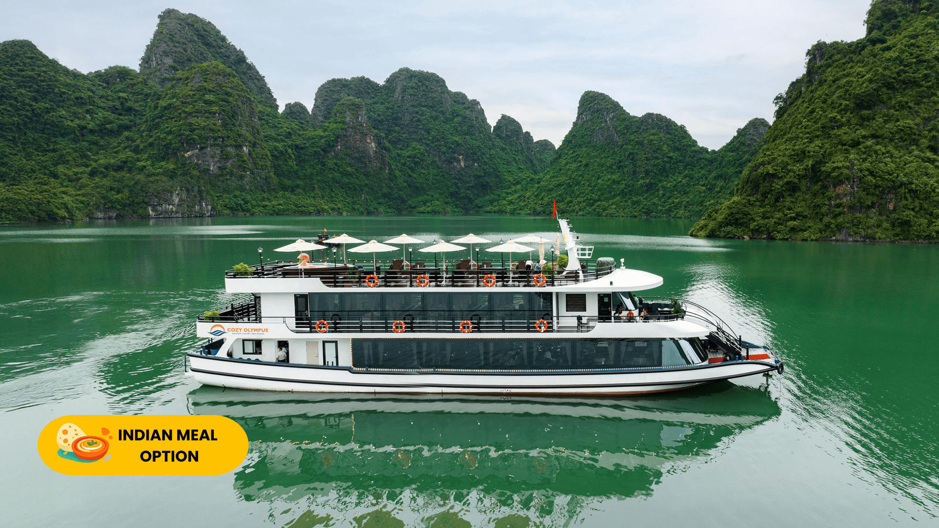 Cozy Olympus Day Cruise: Ha Long Bay, Sung Sot, Ti Top - Image 1