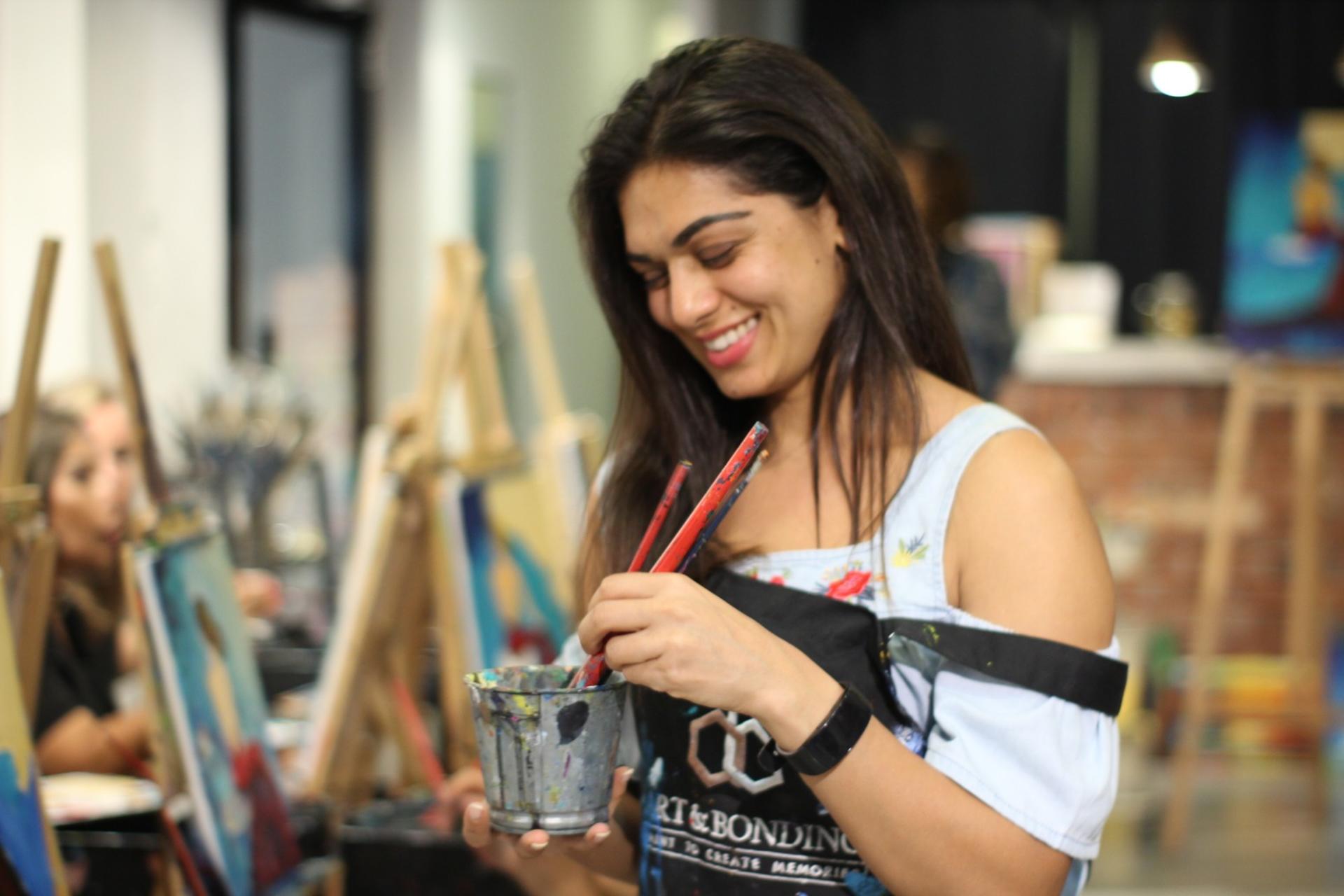 Sip and Paint Experience in Kuala Lumpur - Thumbnail 3