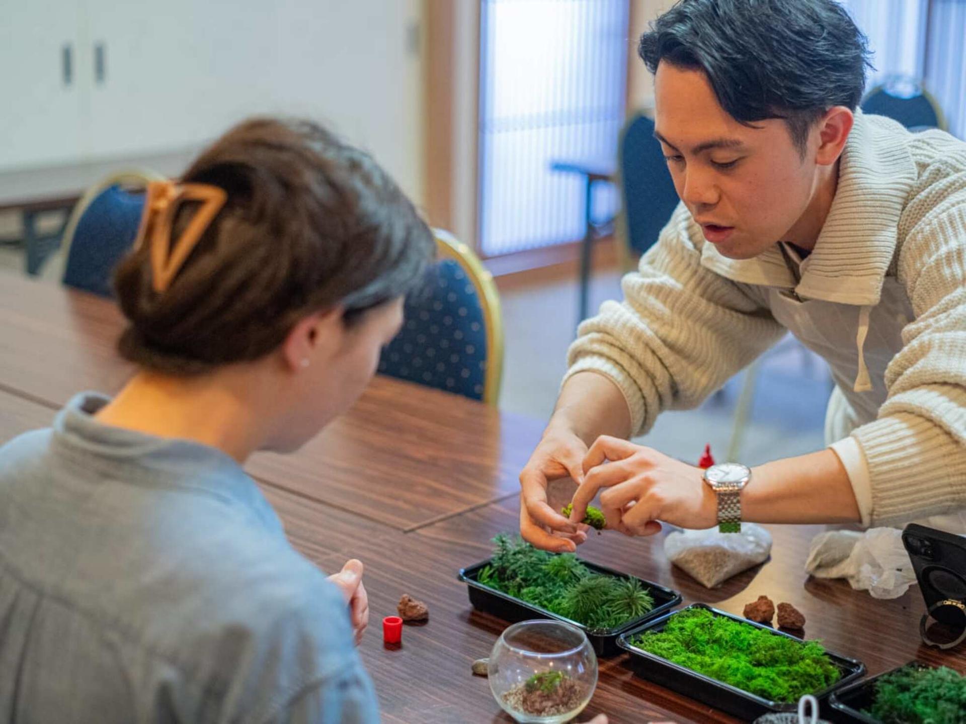 Asakusa Jusen-in Moss art experience - Thumbnail 13