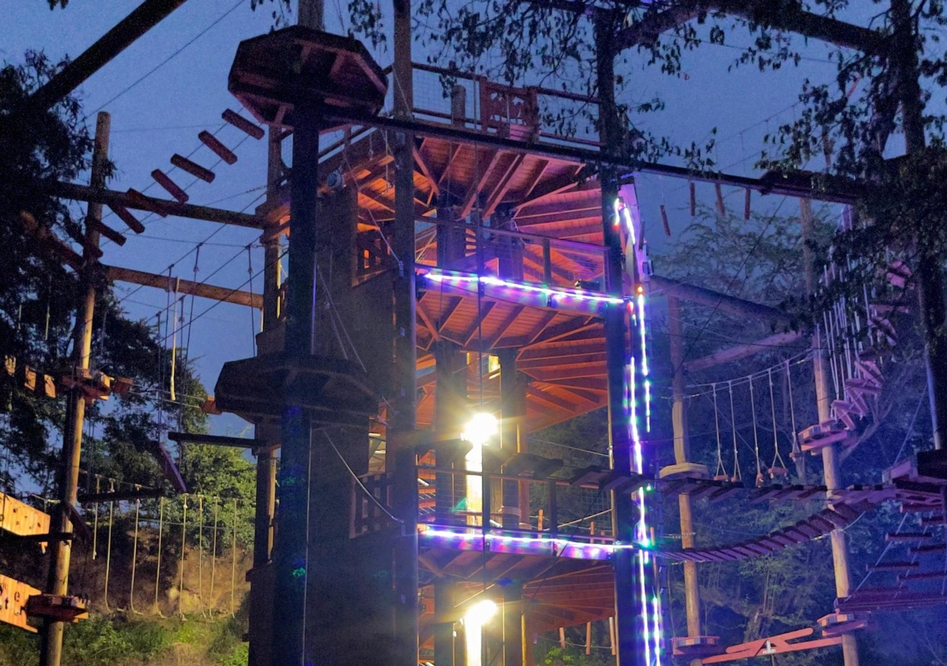 Night Ninja Course Experience with Campfire in Oahu - Thumbnail 10