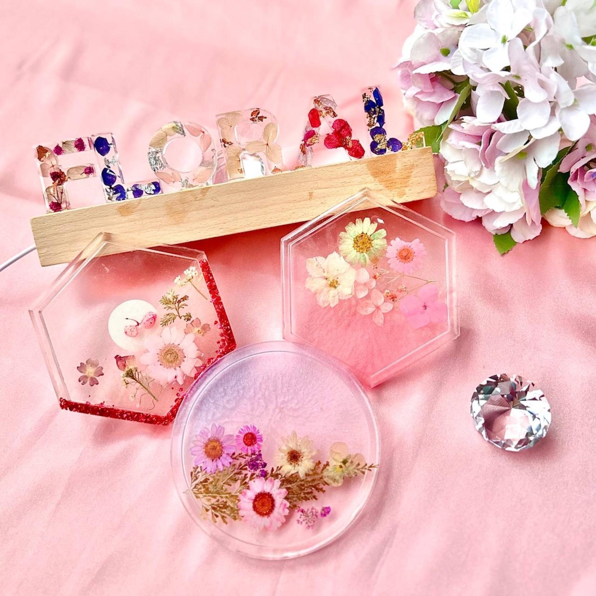 Floral Resin Coaster Workshop by Floral Knots at Orchard Gateway - Image 1