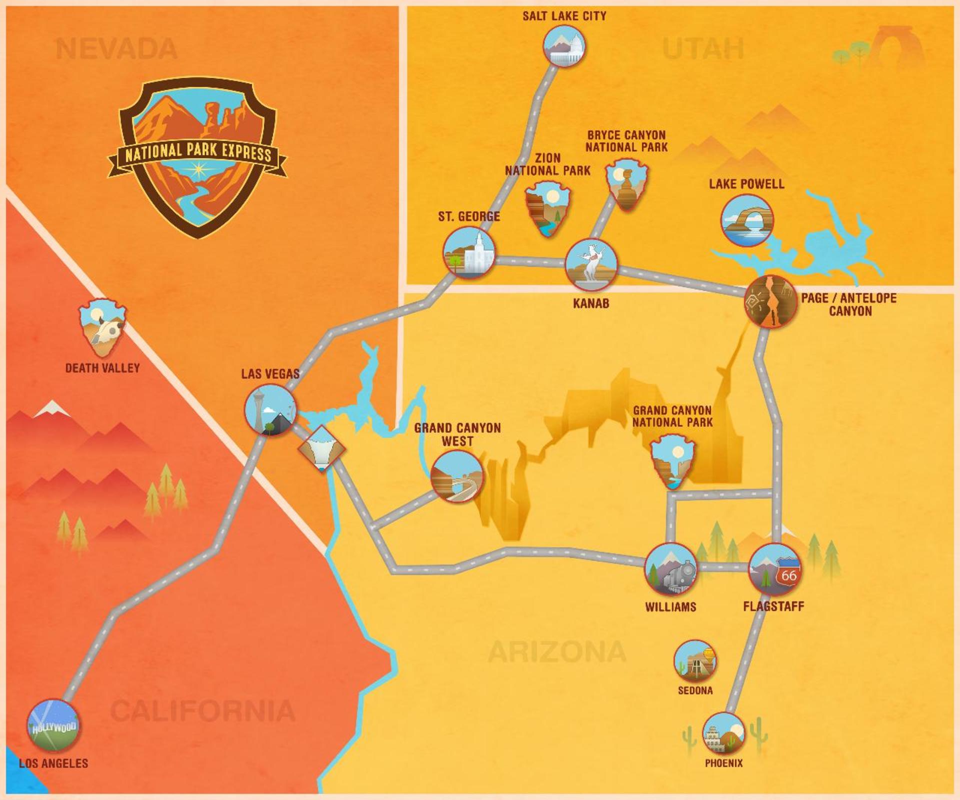 Shuttles Between Las Vegas, St George, Grand Canyon, Kanab and Page - Thumbnail 2