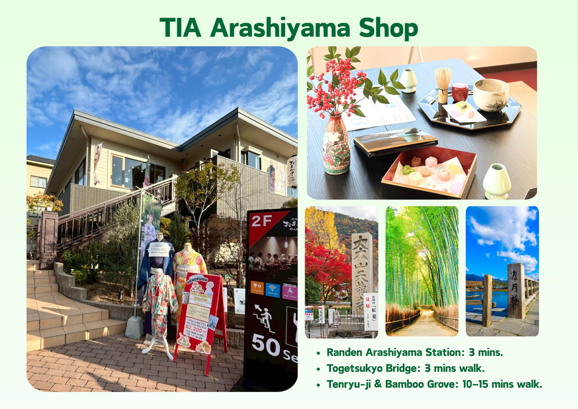 Kyoto Tea Ceremony & Matcha Making / TIA Arashiyama Shop - Thumbnail 12