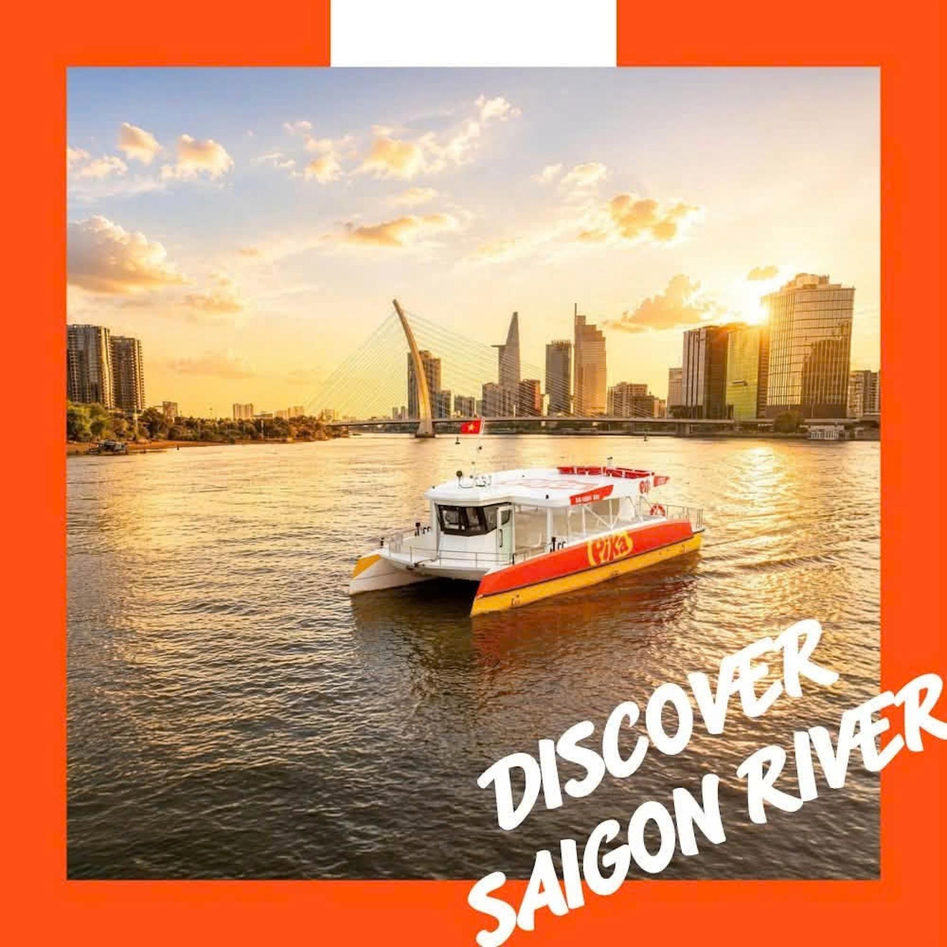 PIKA Boat Ticket: Open-air Saigon River Sightseeing Boat - Image 1