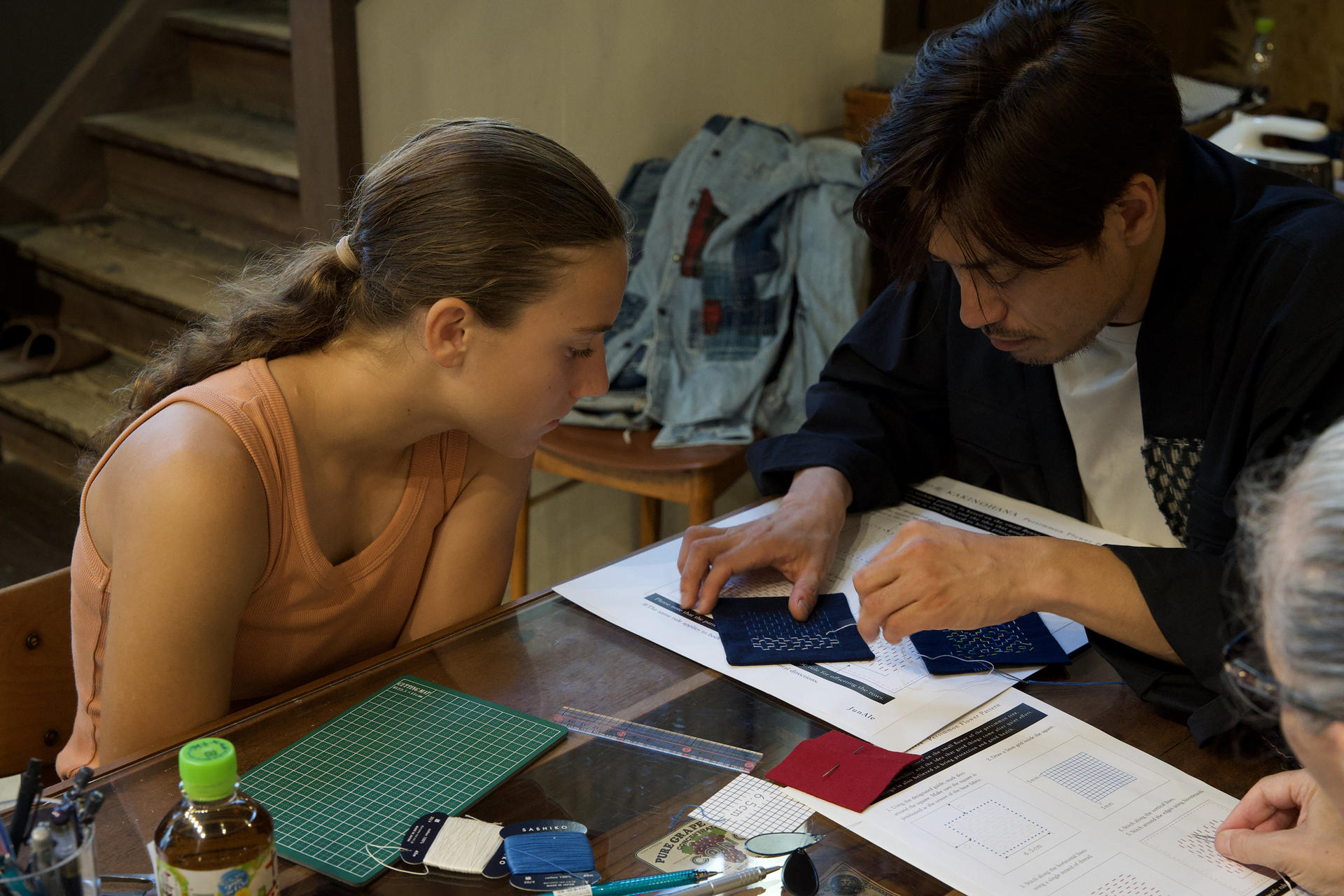Japanese Stitching Sashiko Workshop Experience in Osaka - Thumbnail 11