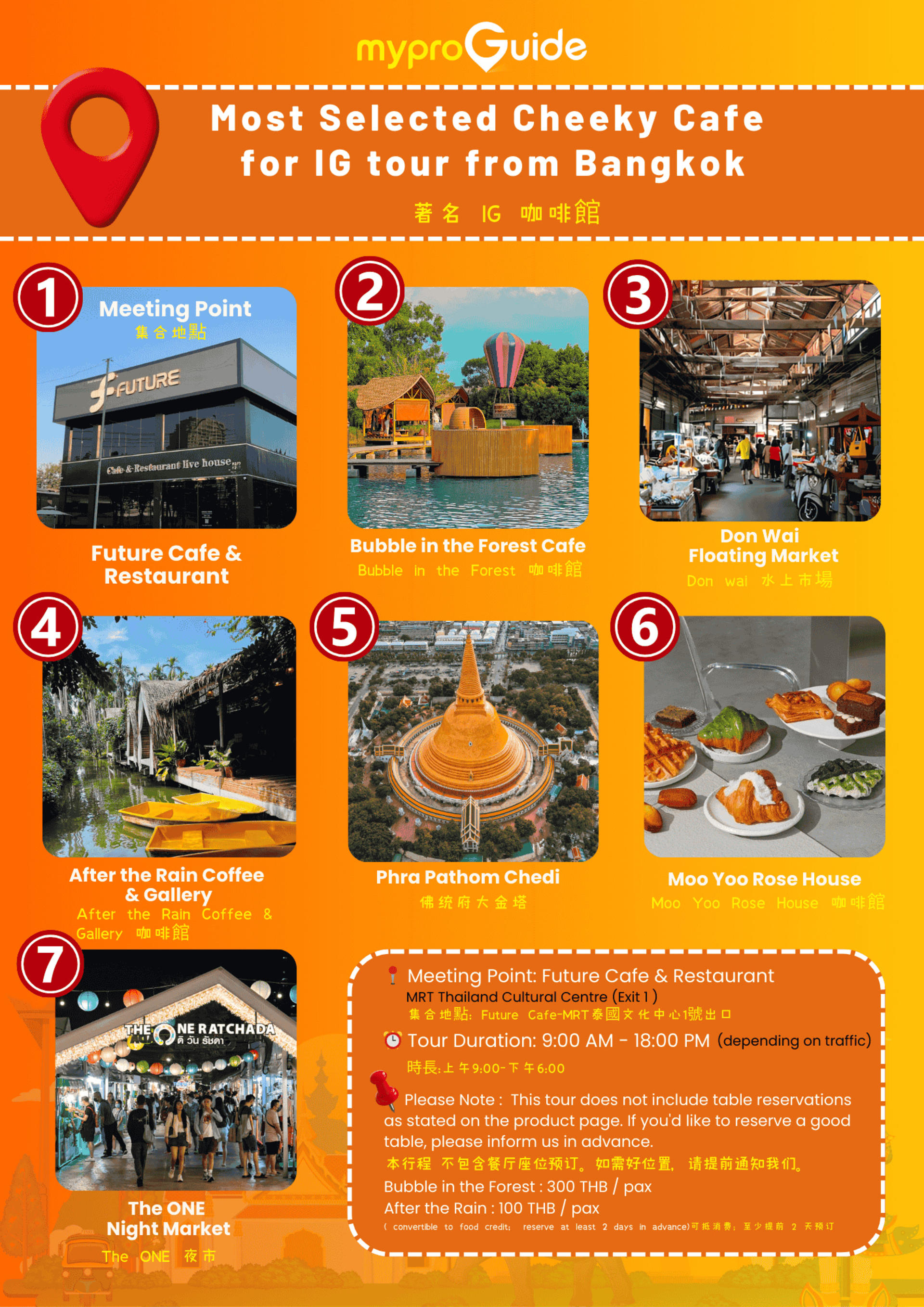 (Free eSIM) Bangkok Cafe Tour (Bubble in the Forest, After the Rain) - Thumbnail 2