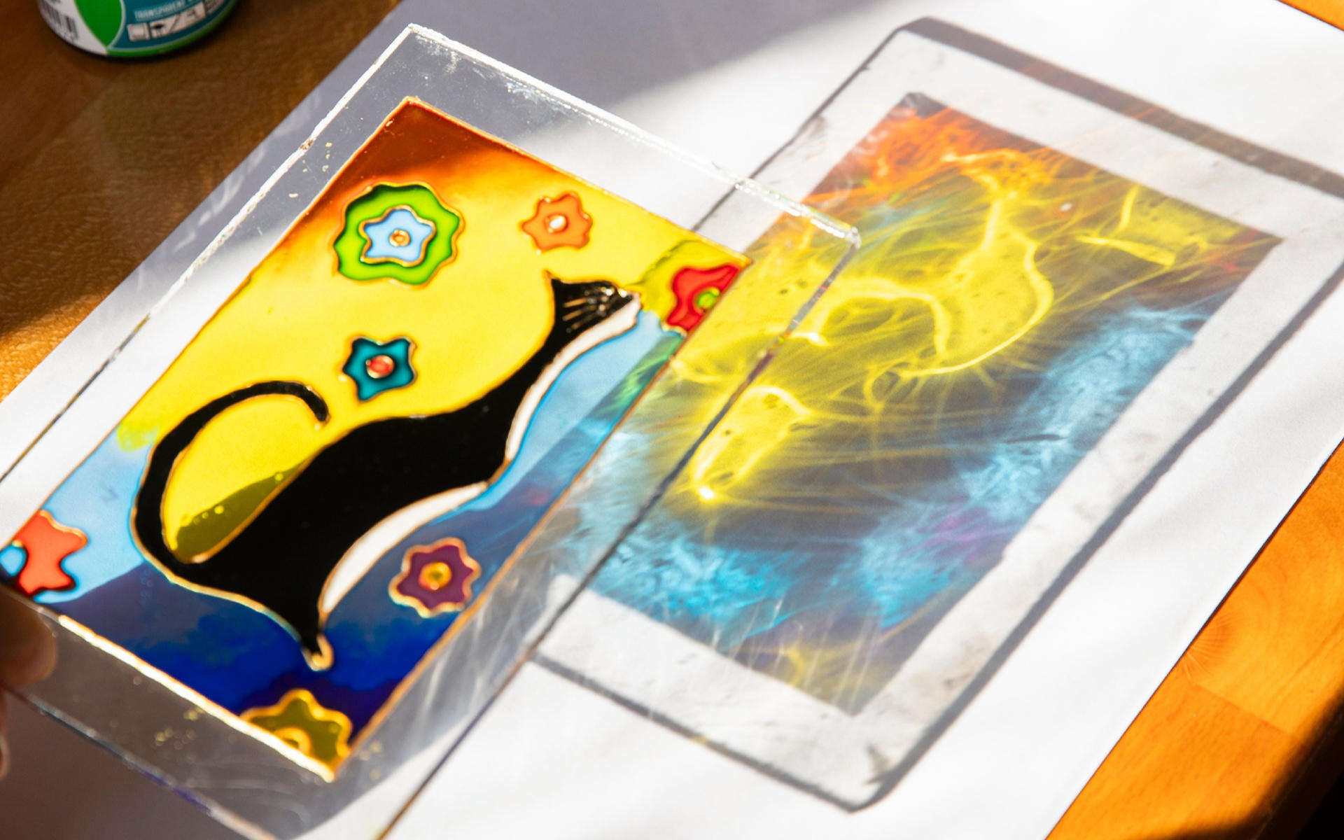 Istanbul Stained Glass Sun Catcher Painting Workshop - Thumbnail 3