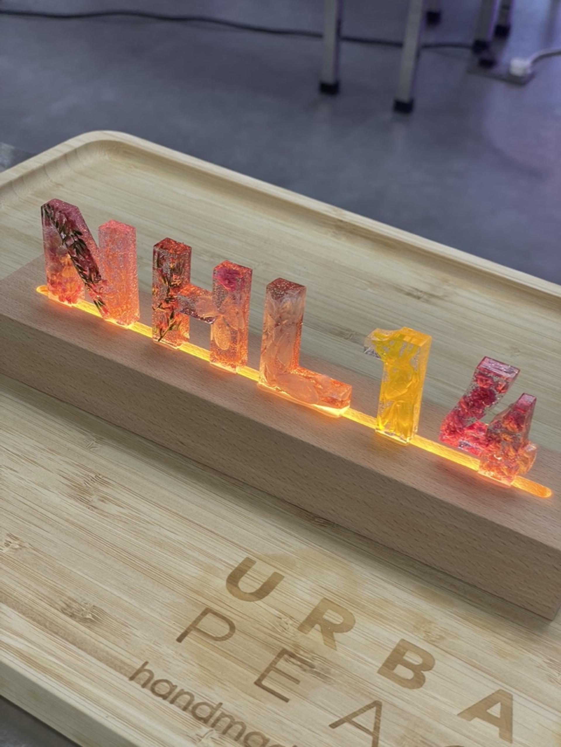 URBANPEACE - Preserved Flower Letter Light | Preserved Flower Letter Keychain | Kwun Tong - Thumbnail 9
