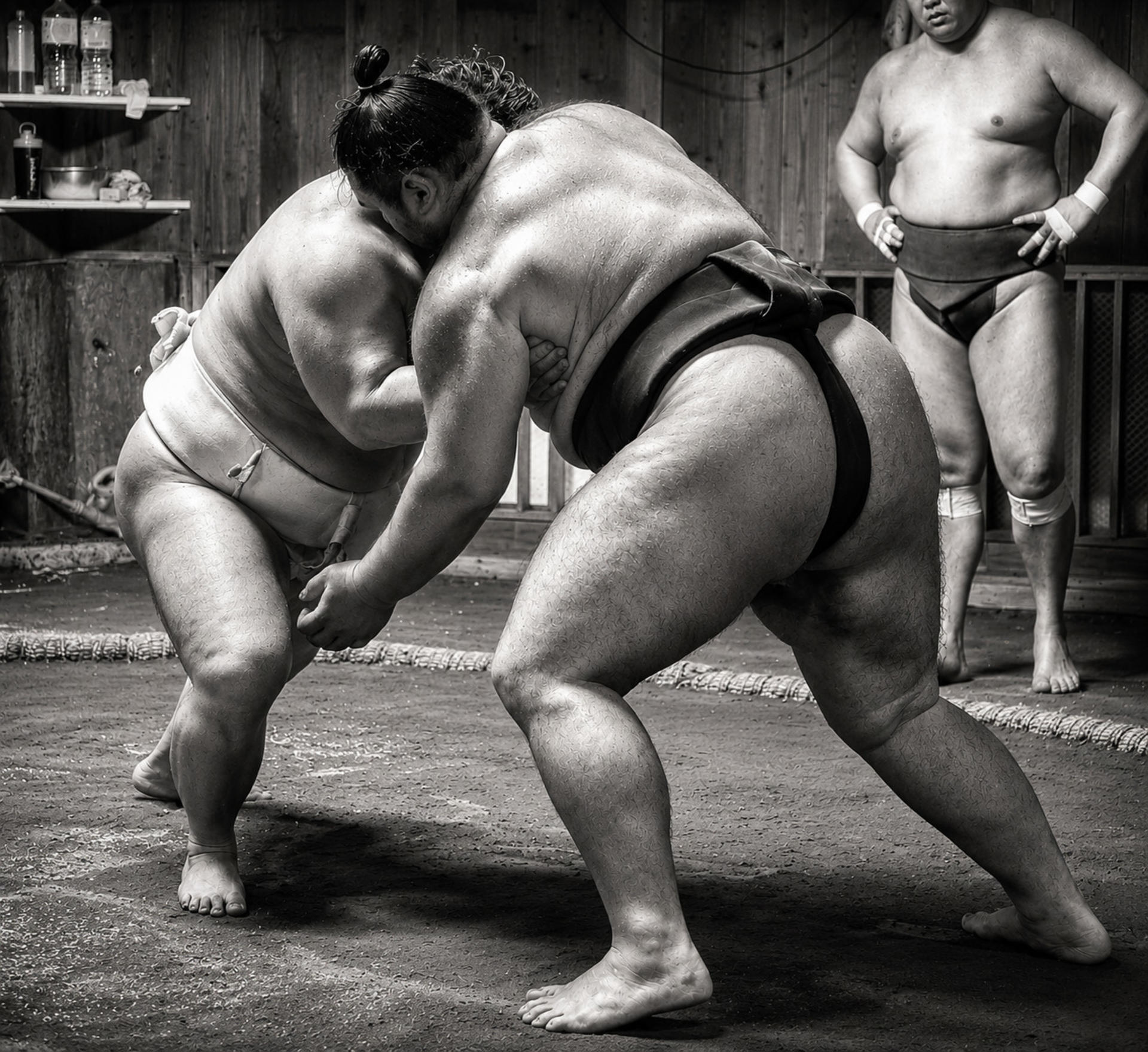 Find Your Favorite Wrestler at Morning Sumo Practice - Image 1