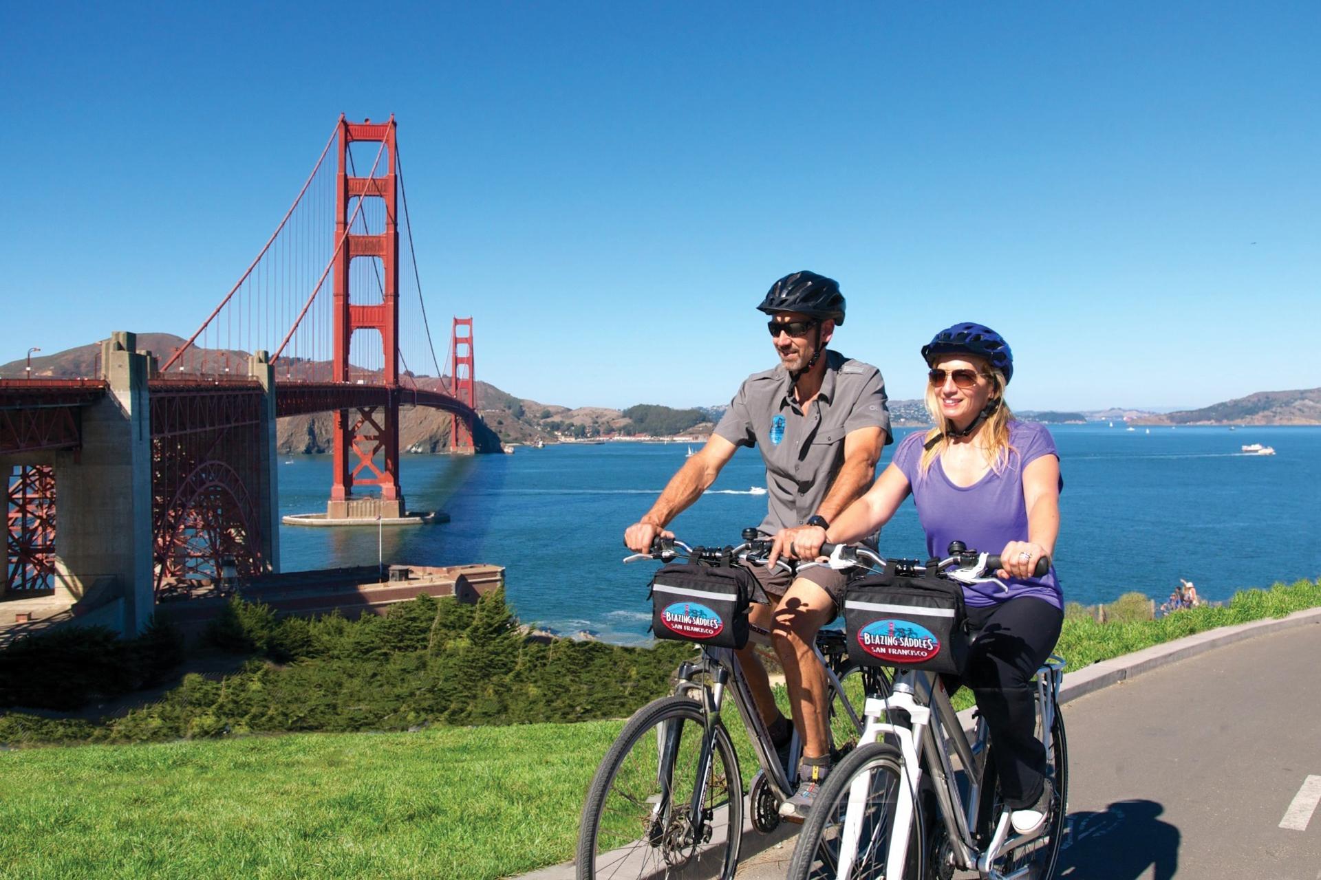 Golden Gate Bridge Bike Tour with Muir Woods & Sausalito - Thumbnail 2
