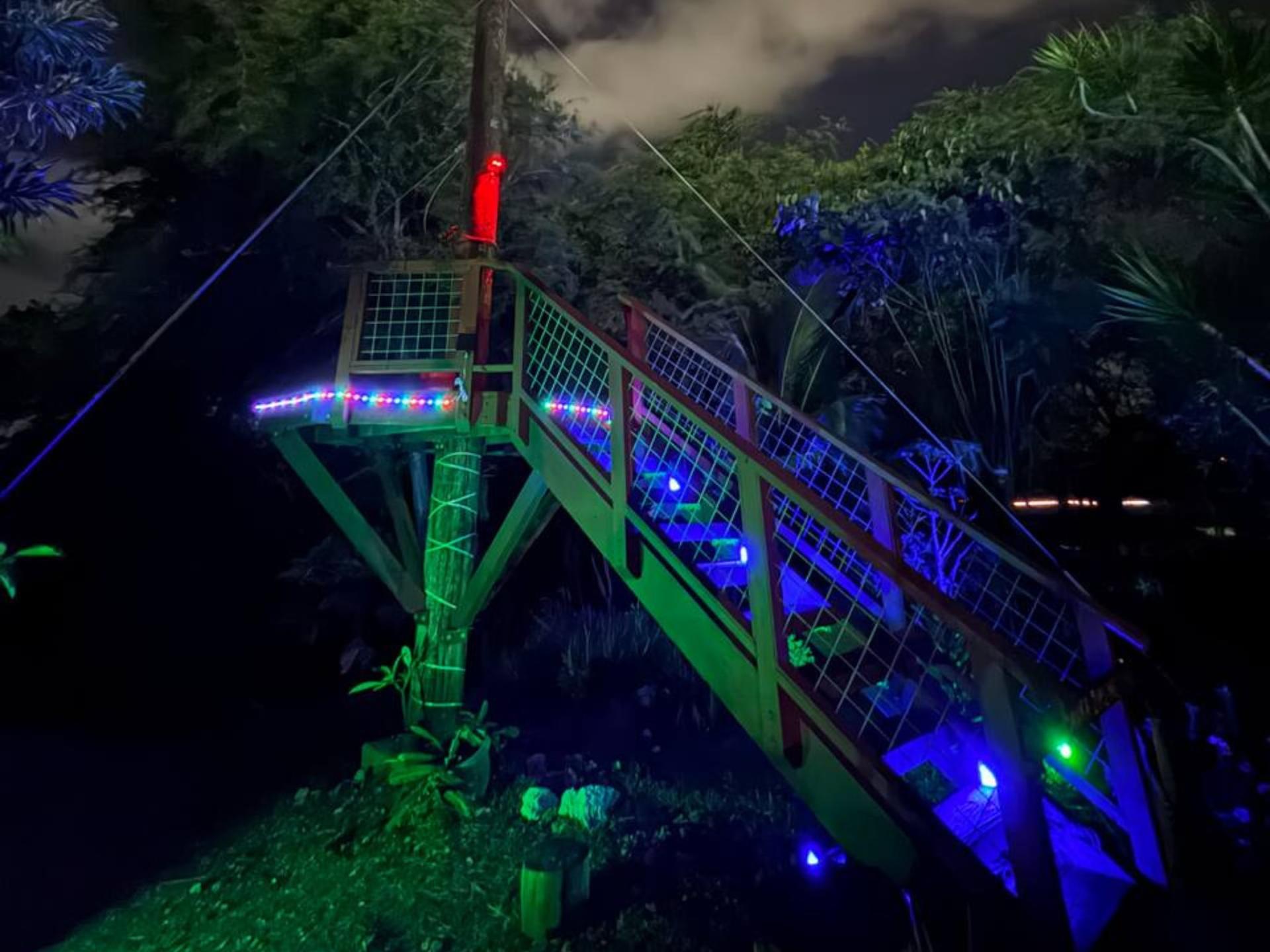 Night Zipline Adventure Experience with Campfire in Oahu - Thumbnail 18