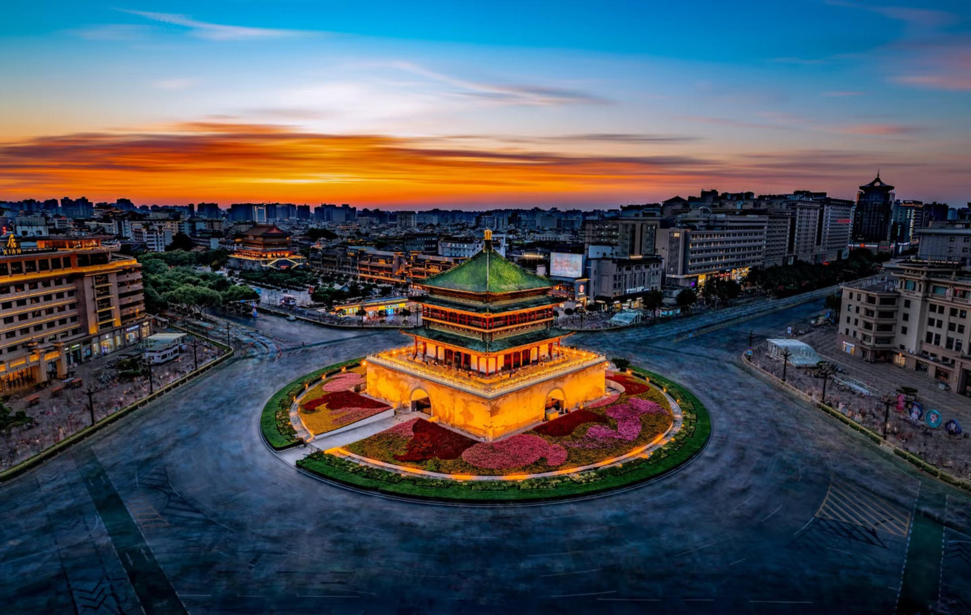 Xi'an Giant Wild Goose Pagoda and City Wall One-Day Tour