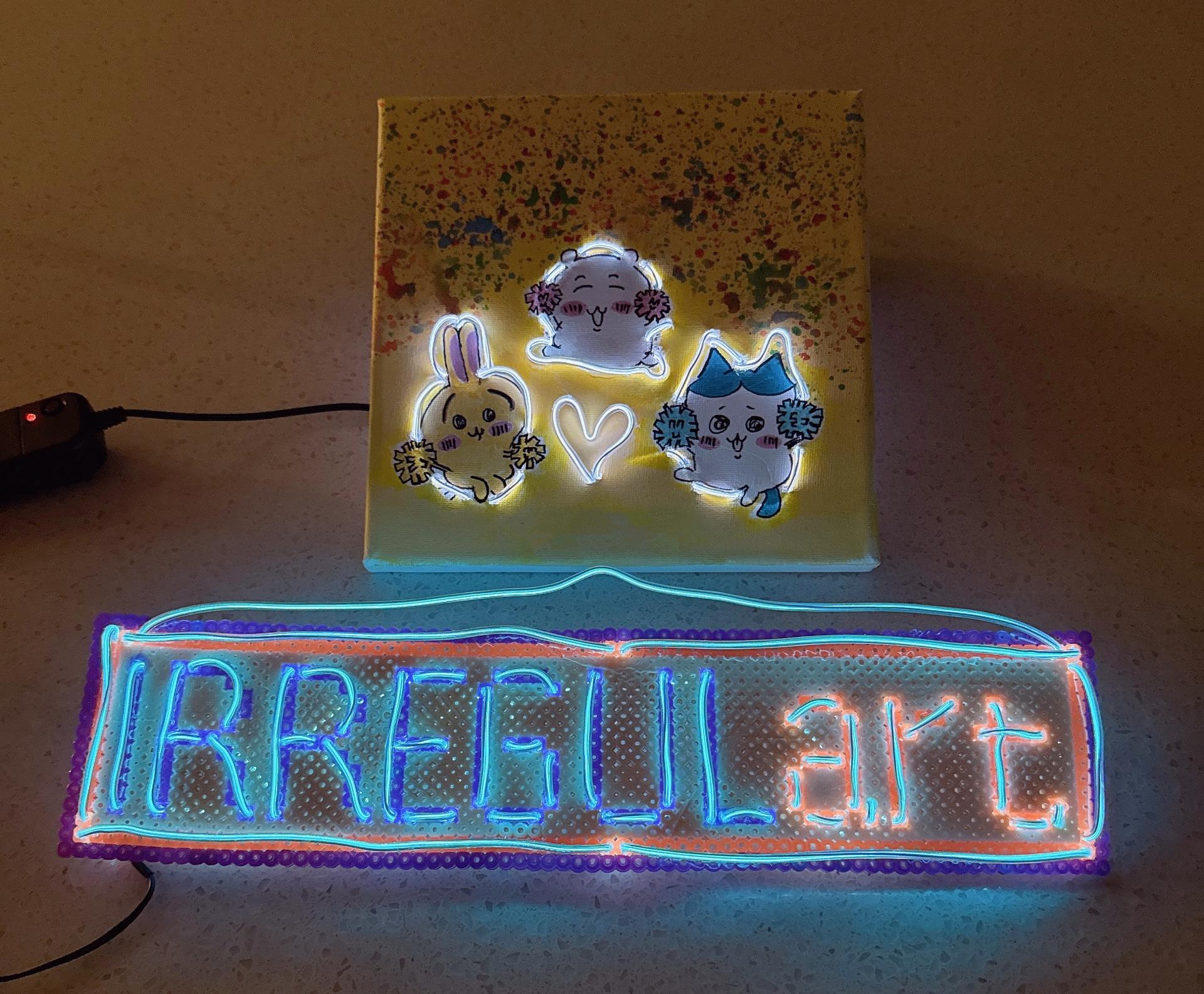 IRREGULart - Tsim Sha Tsui - Neon Electroluminescent Wire Art Workshop - Image 1