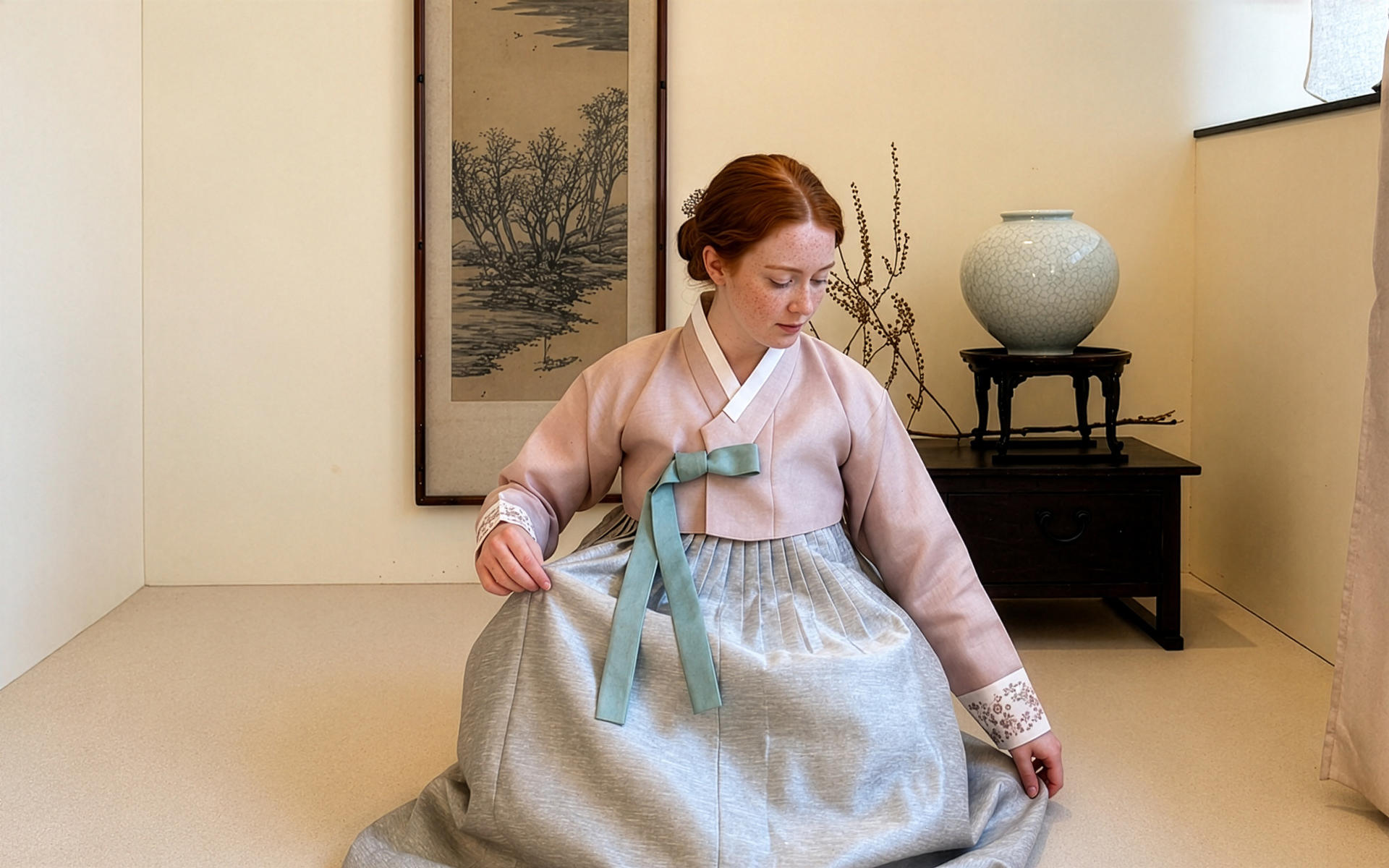 Seoul: Wearing Hanbok and Drawing Hangeul Folk Lettering - Thumbnail 2