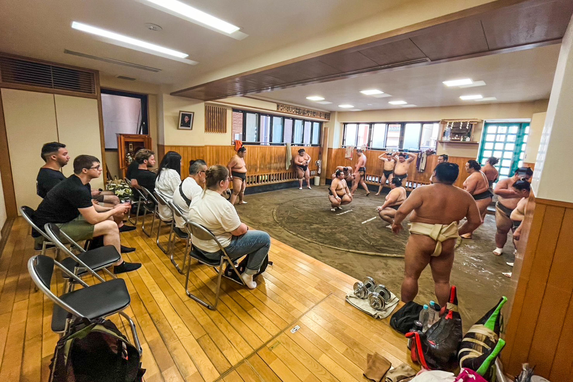 Tokyo Sumo Morning Practice Tour with Ring-Side Seats + Photo Shoot - Thumbnail 10