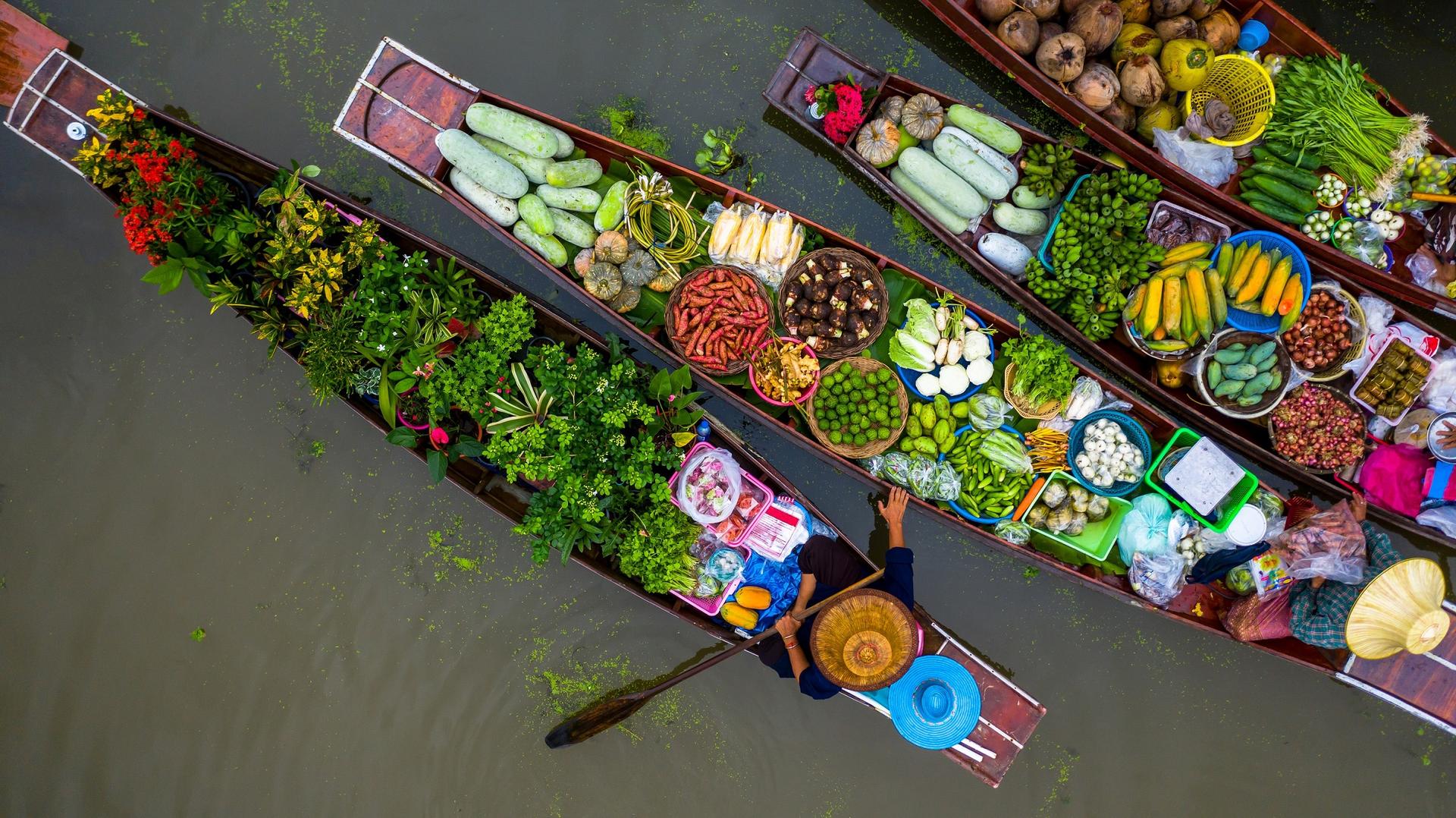 Amphawa Floating Market & Maeklong Railway Train Market Tour - Image 1