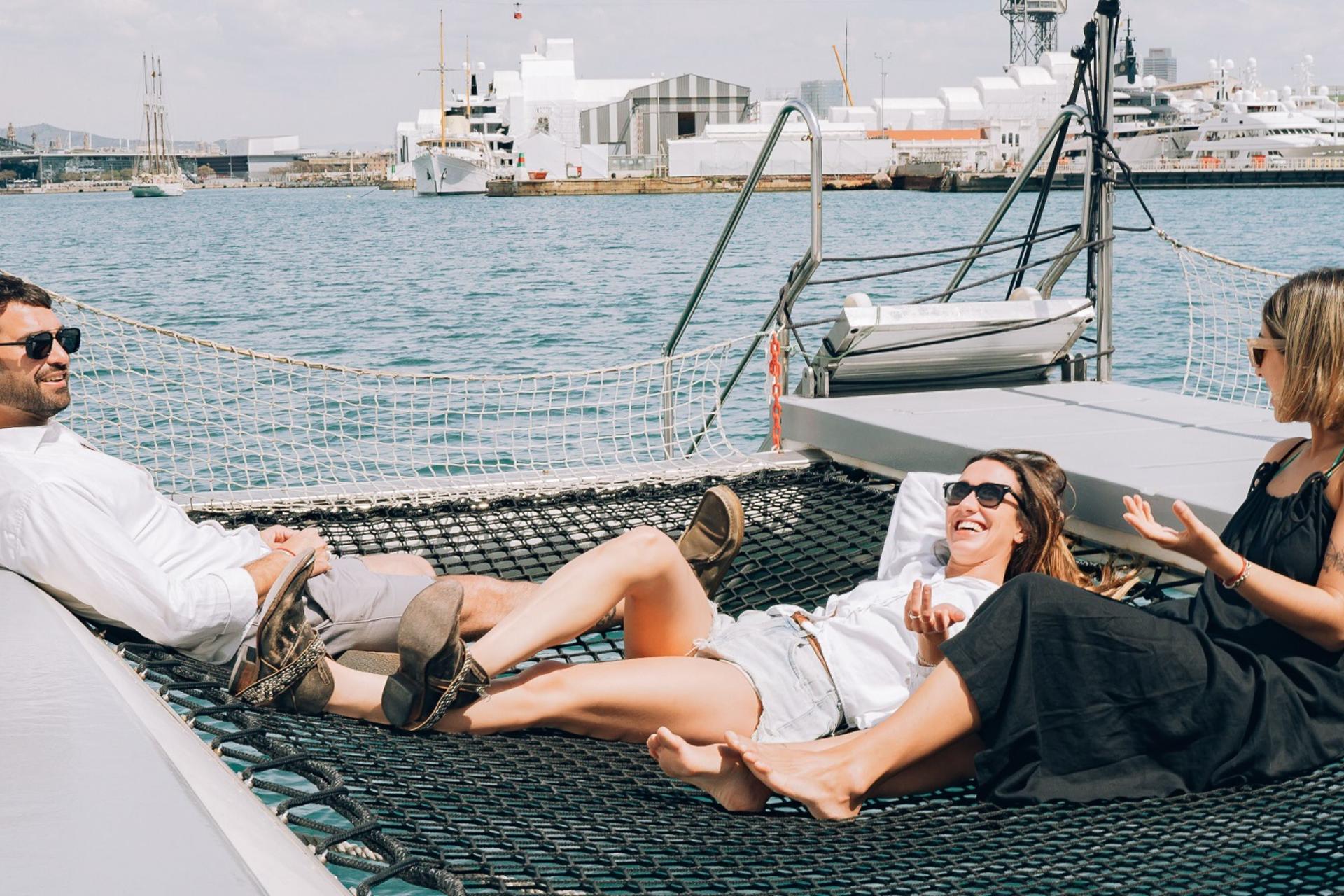 Eco catamaran cruise experience in Barcelona - Thumbnail 8
