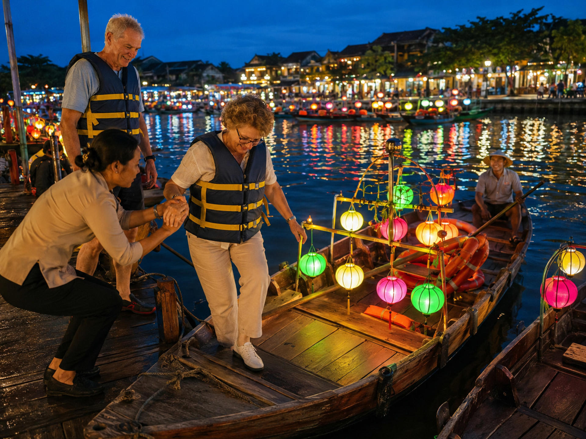 Hoi An Lantern Making Class & Lantern Boat Ride Experience - Thumbnail 17