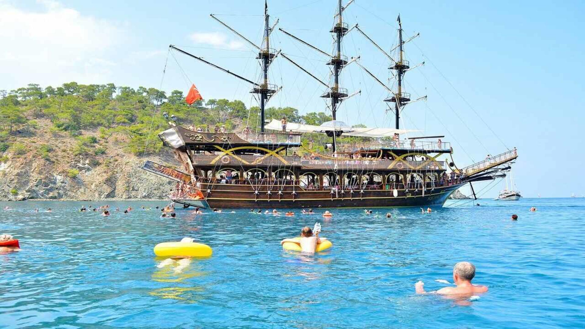Antalya Kemer Marina Full-Day Small Group Pirate Boat Trip - Image 1