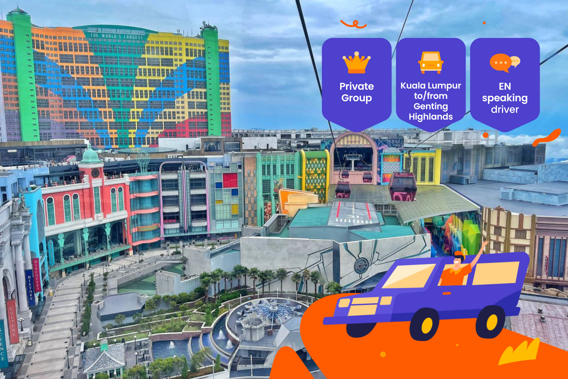 Convenient Kuala Lumpur Private Transfer to or from Genting Highlands - Image 1