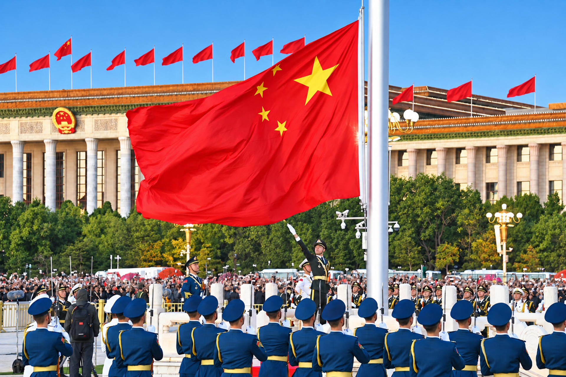 Beijing Tiananmen Square Flag Raising Ceremony with Guided Tour - Thumbnail 2
