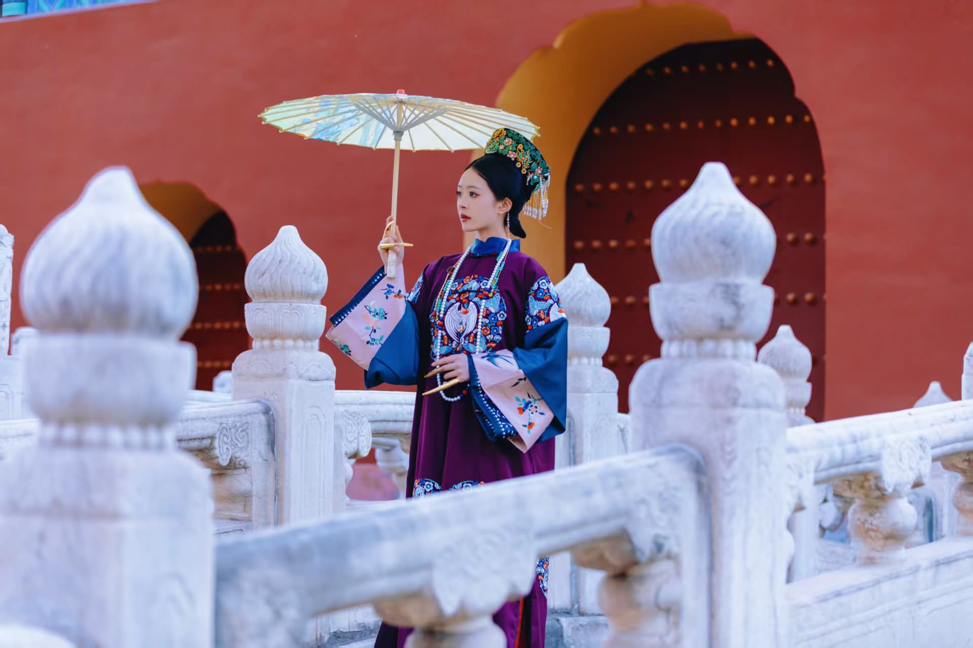 Beijing Temple of Heaven Hall of Prayer for Good Harvests Hanfu Rental · Ancient Costume Travel Photography Cheongsam Photography - Thumbnail 15