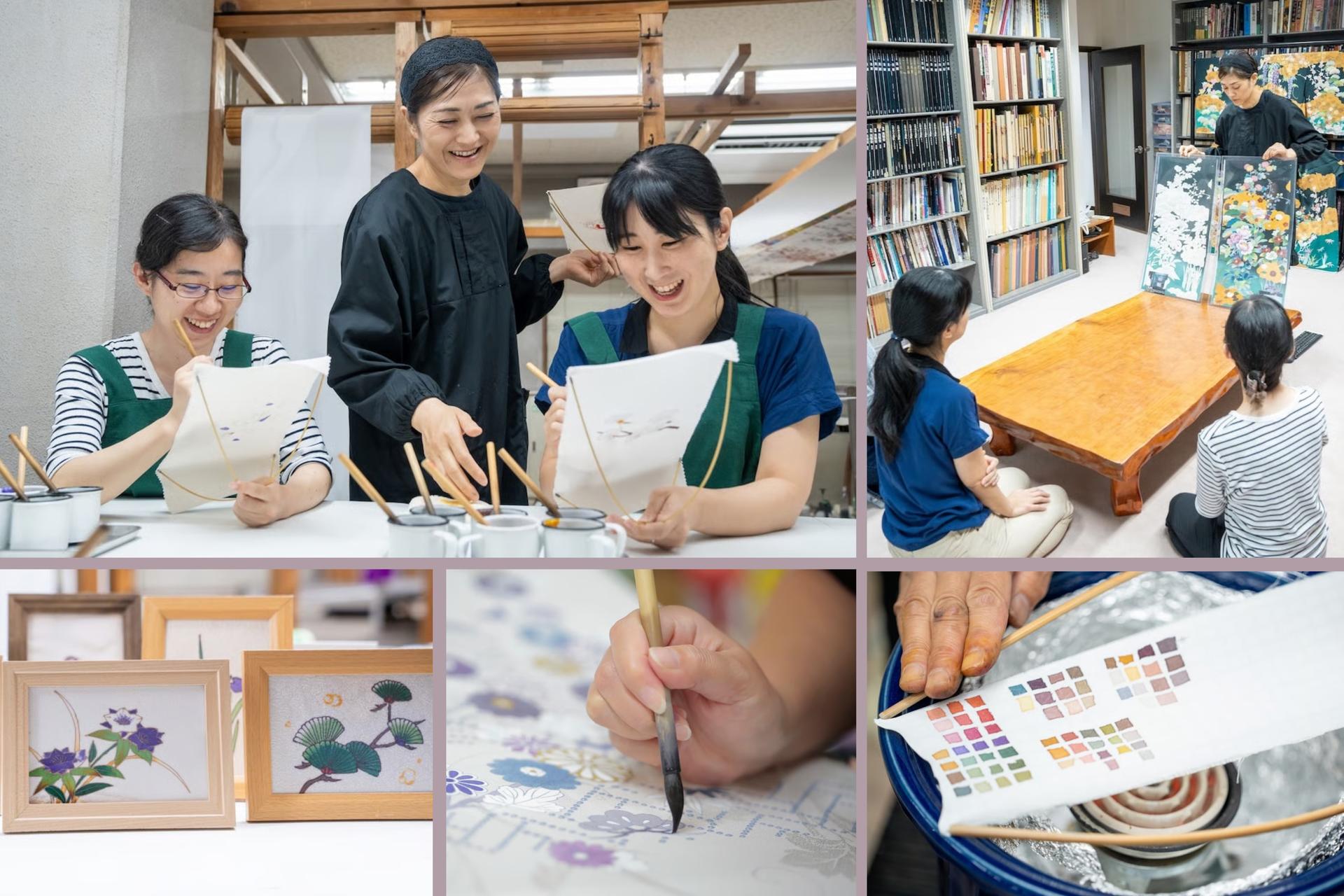 Kyoto Fushimi: Artisan-Led Hand-Painted Kyo-Yuzen Workshop - Thumbnail 2