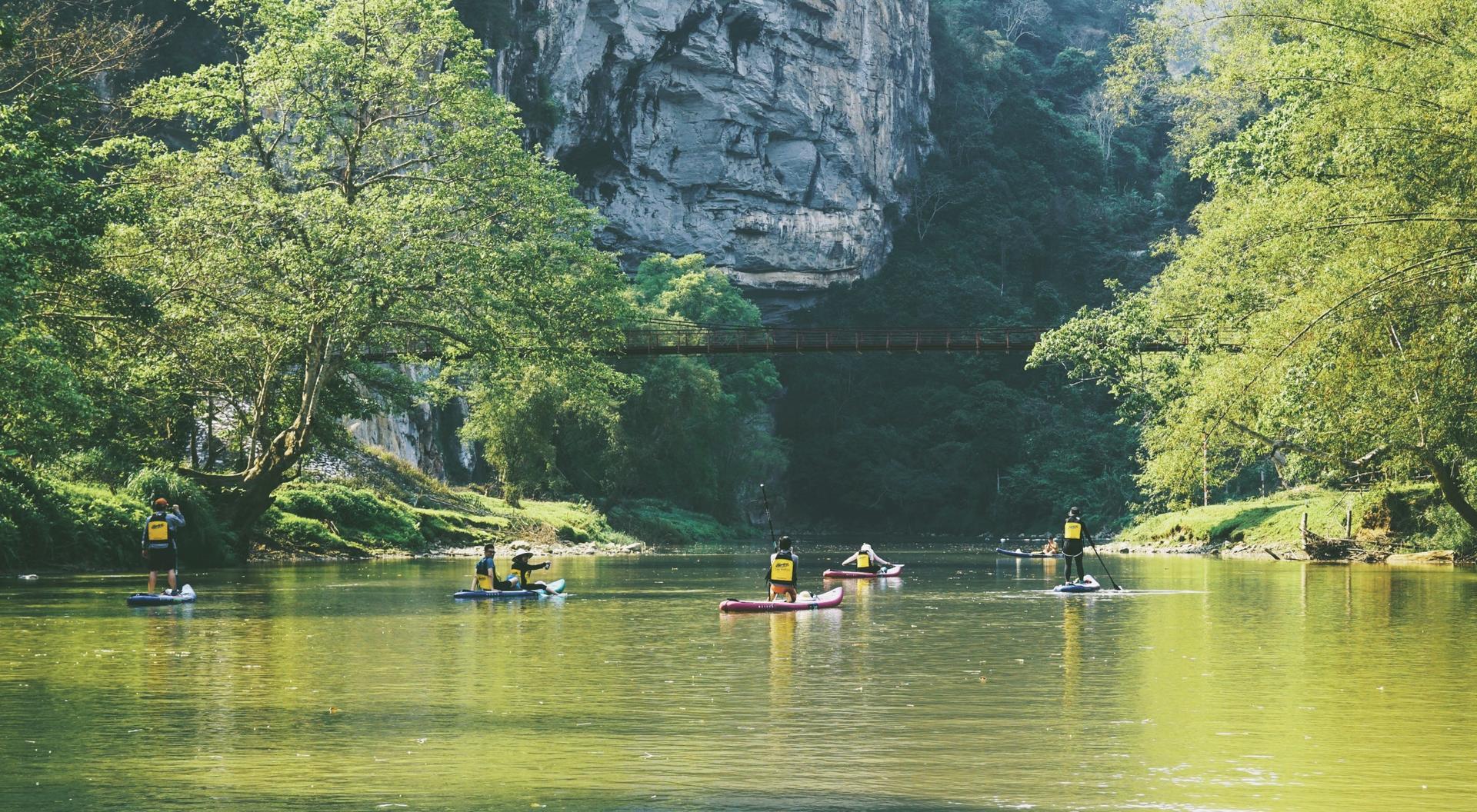 SUP & Camping Tour at Nang River and Ba Be Lake  - Thumbnail 4