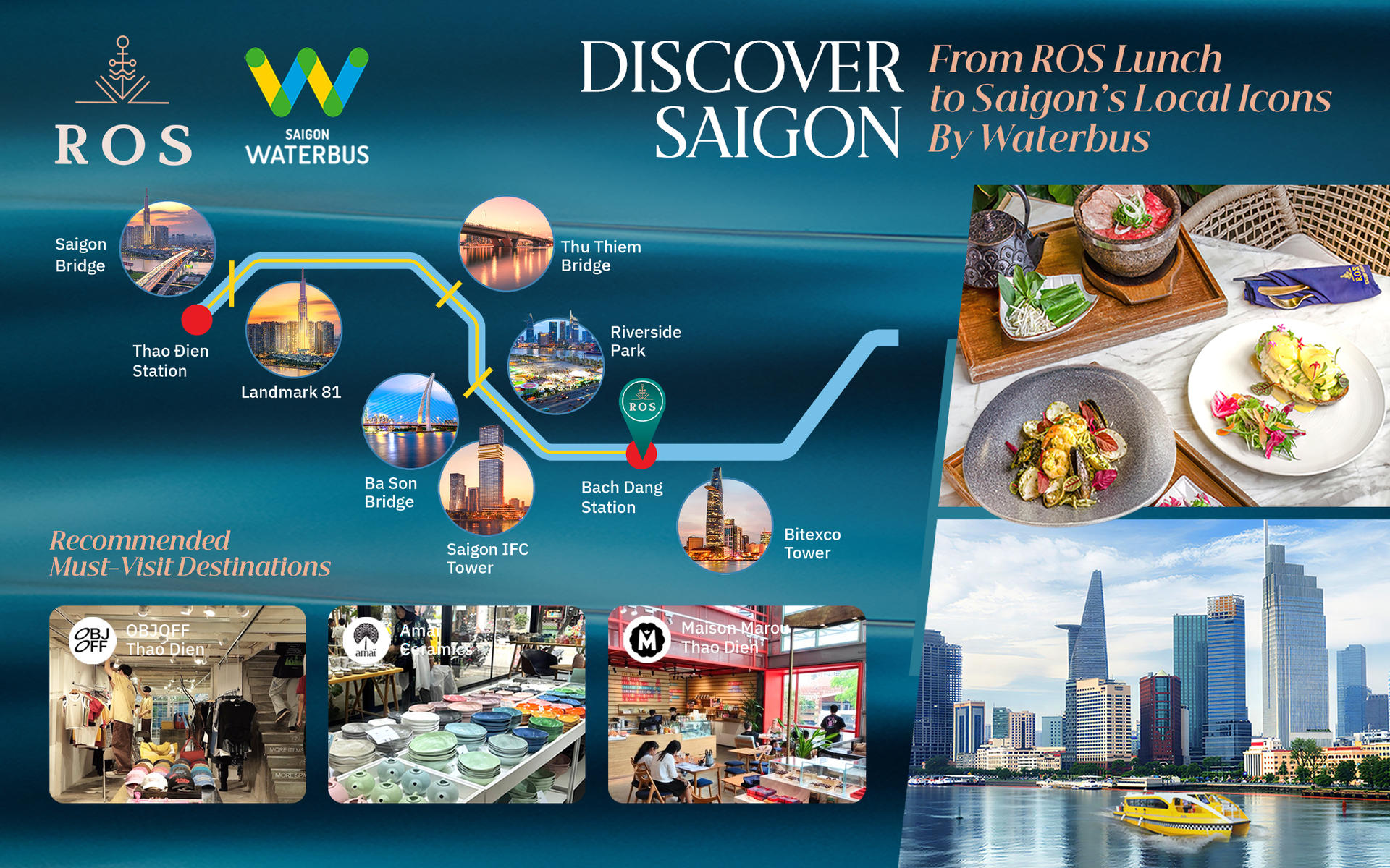 Exclusive Riverside Lunch at ROS Yacht Club + Saigon Waterbus Ticket - Thumbnail 9
