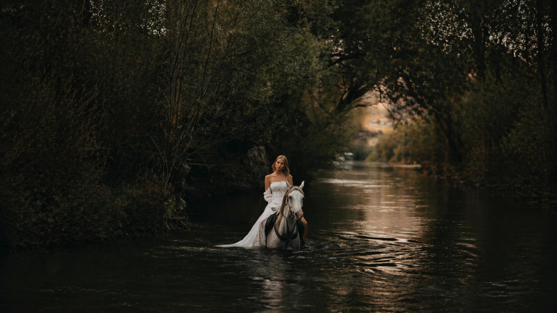 Cappadocia Horseback Photoshoot in the River - Image 1