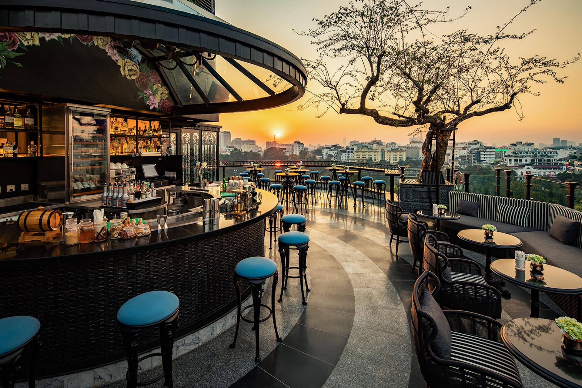 Terraco Sky Bar Cocktails & City Views in Hanoi - Image 1