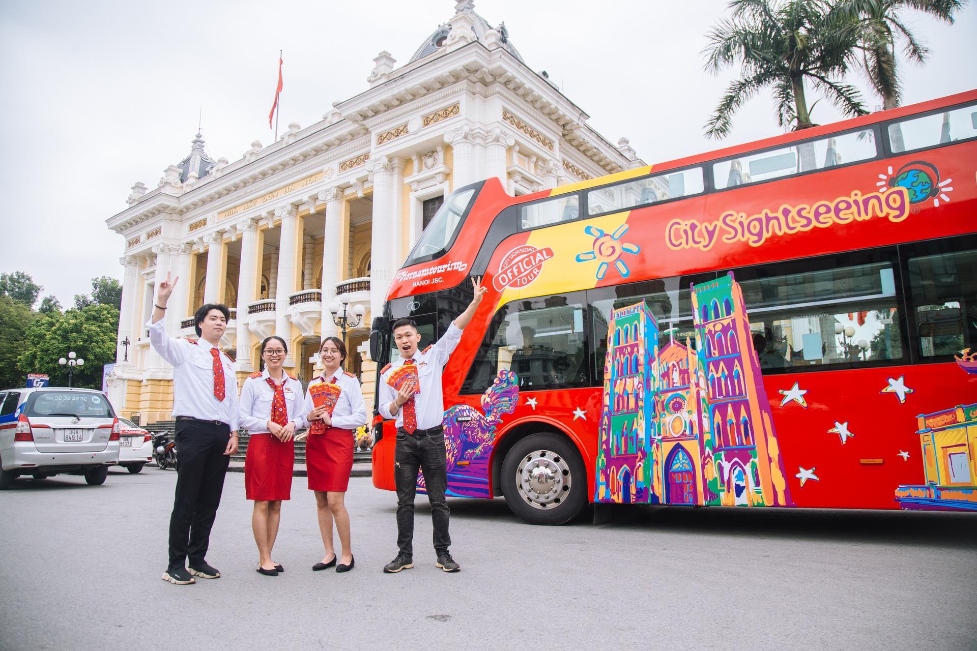 Hanoi Sightseeing Double-Decker Bus Ticket by City Sightseeing - Thumbnail 3