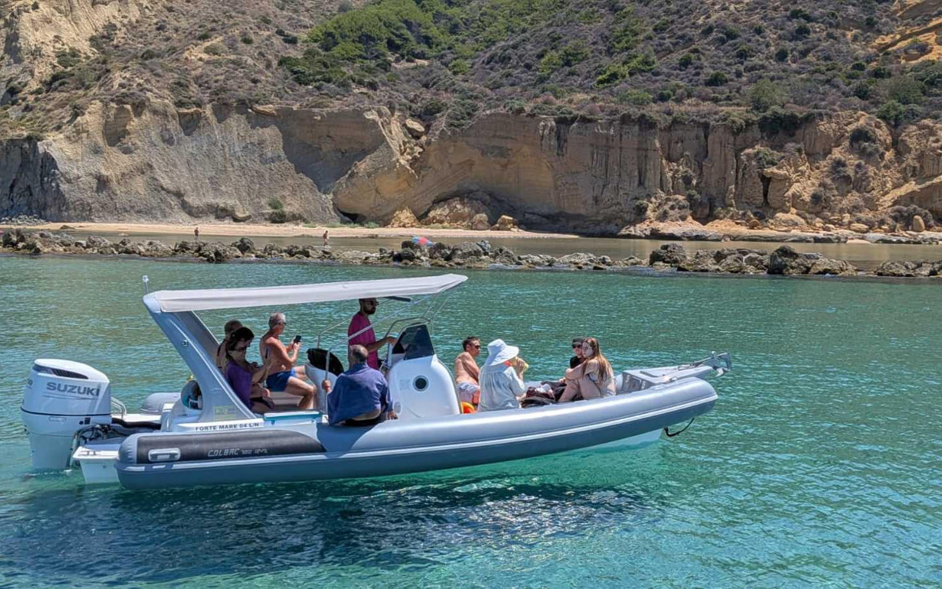 3.5-Hour Scala dei Turchi Swimming Boat Excursion - Image 1