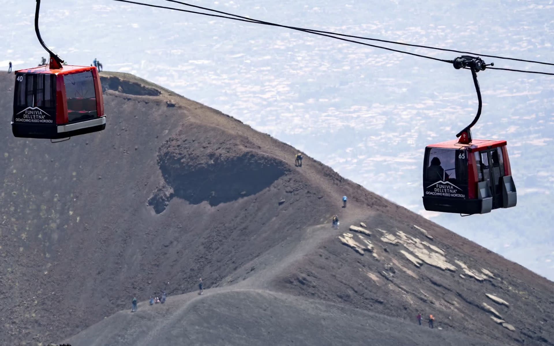 Mount Etna roundtrip cable car ticket in Nicolosi - Thumbnail 4