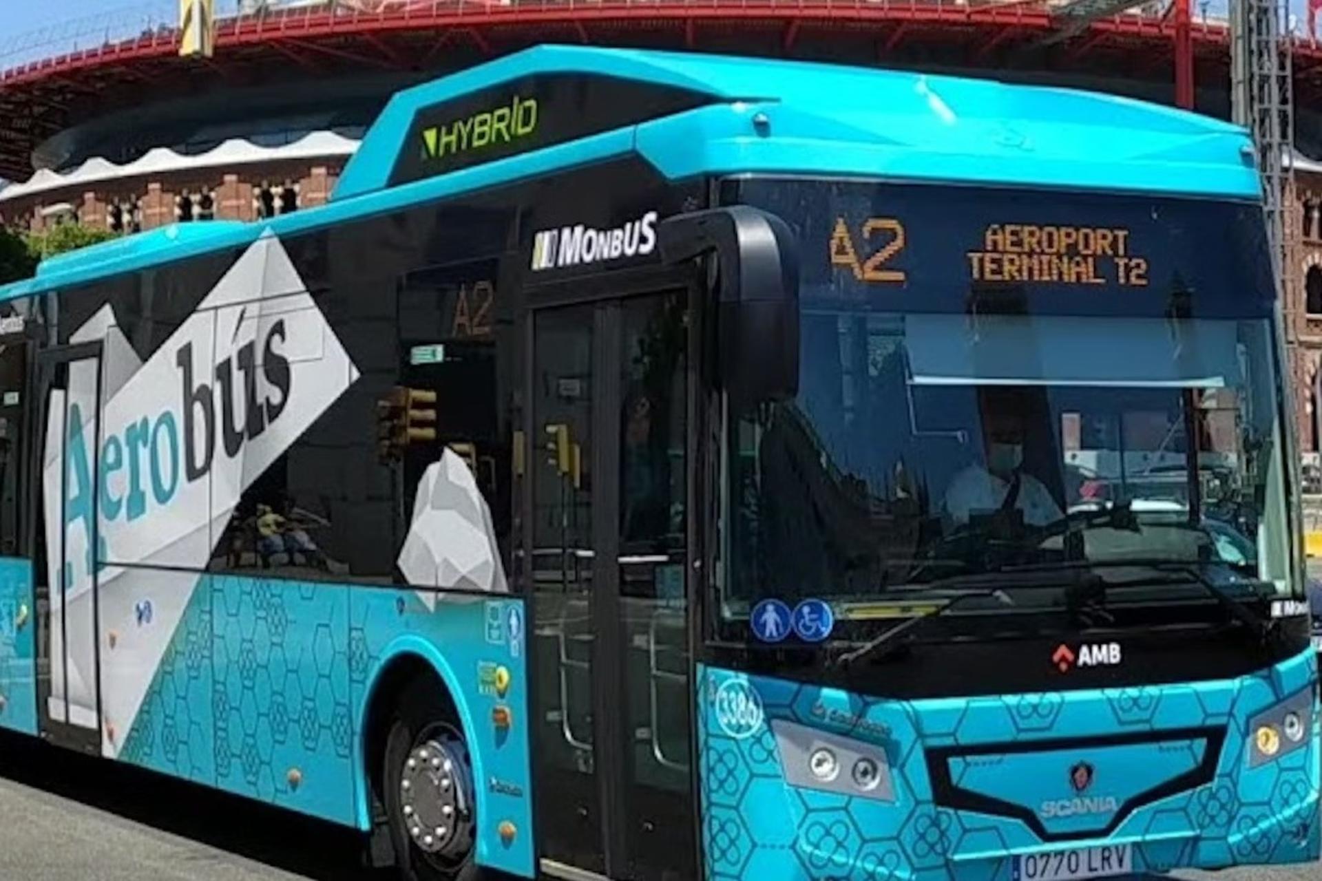 Barcelona Airport Aerobus with city audio guide app - Thumbnail 2