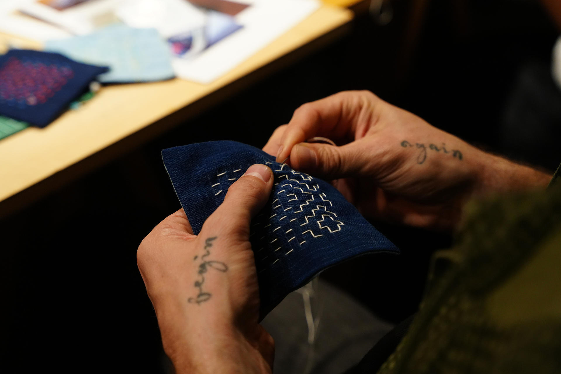 Japanese Stitching Sashiko Workshop Experience in Osaka - Thumbnail 10