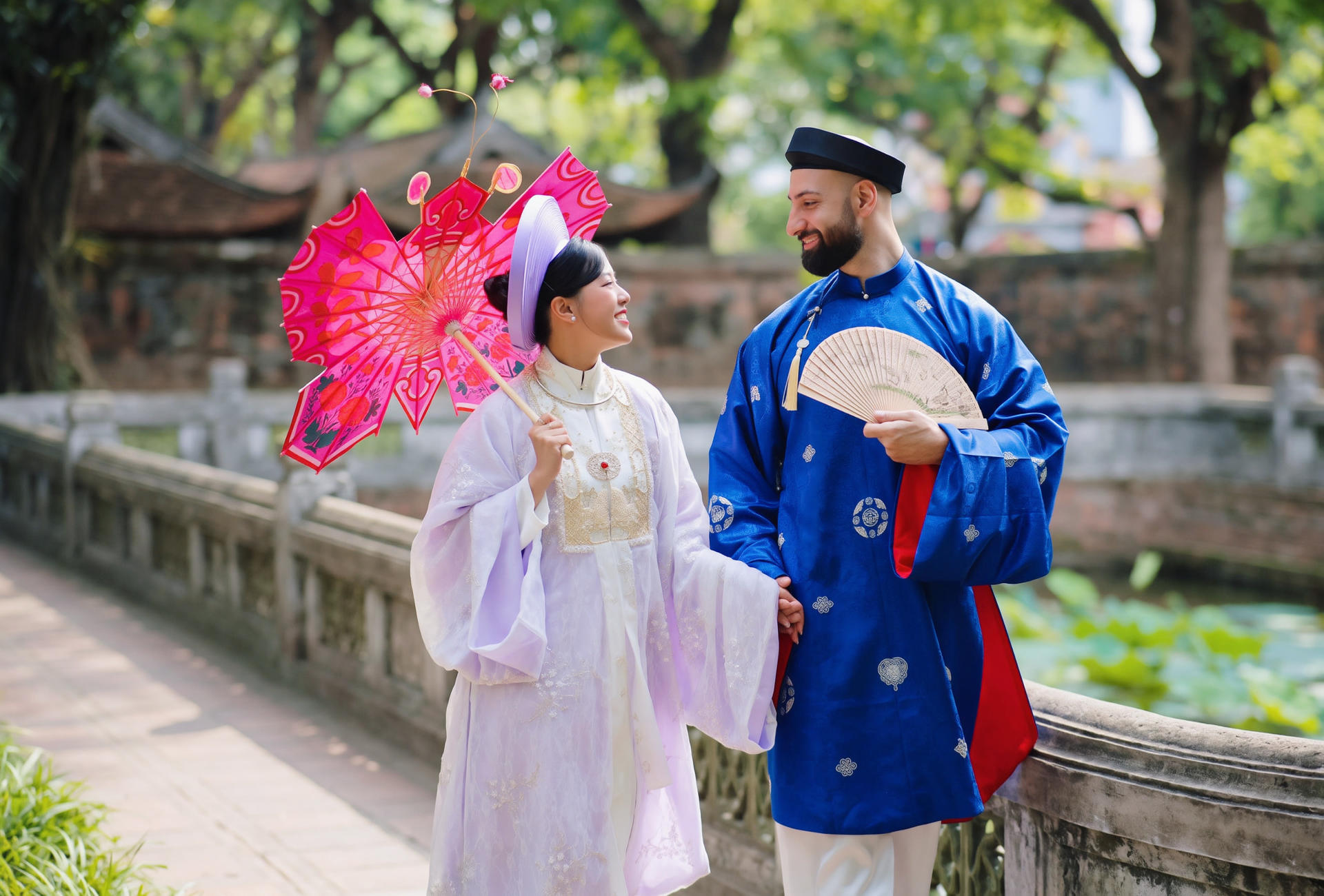 Royal Vietnamese Costume Rental & Professional Photoshoot in Hanoi - Image 1