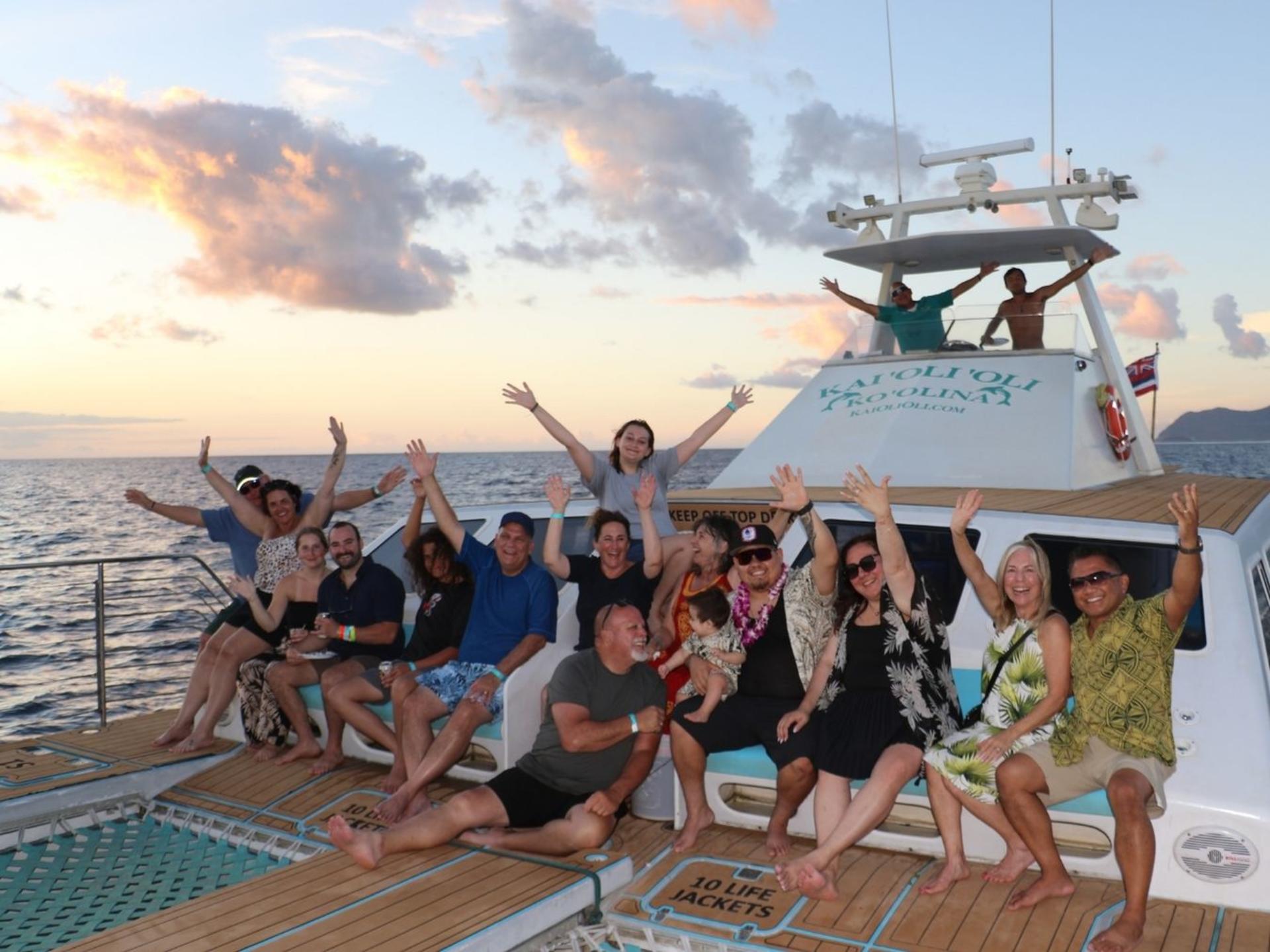 Luxury Sunset Snorkel Cruise with Dolphin Watch in Ko Olina - Thumbnail 16