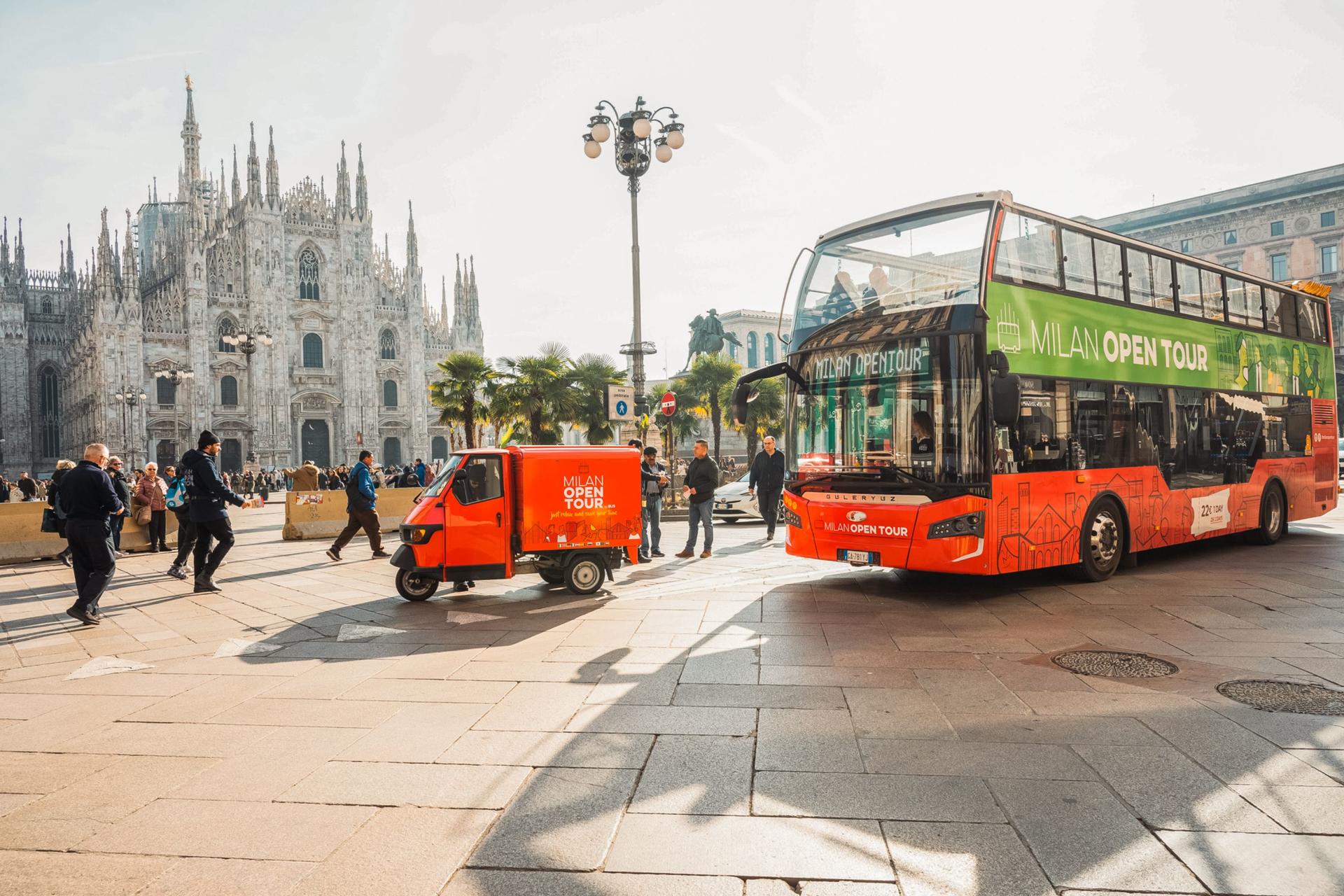 Milan Hop-On Hop-Off Bus by Gray Line Milan Open Tour - Image 1