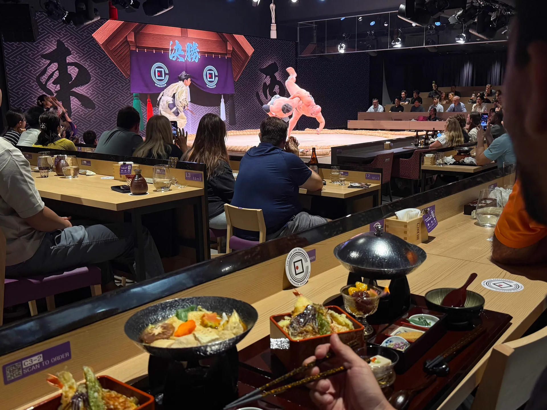 Tokyo Sumo Dinner Show in Ginza with Japanese Cuisine & Sake Bar - Thumbnail 20