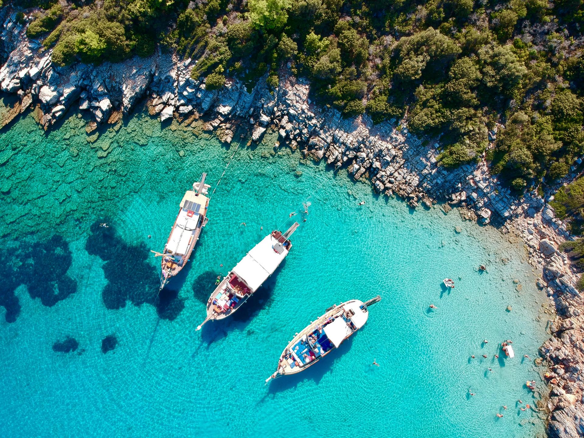 Bodrum: Orak Island, German Bay & Red Bay Boat Tour w/ Lunch - Image 1