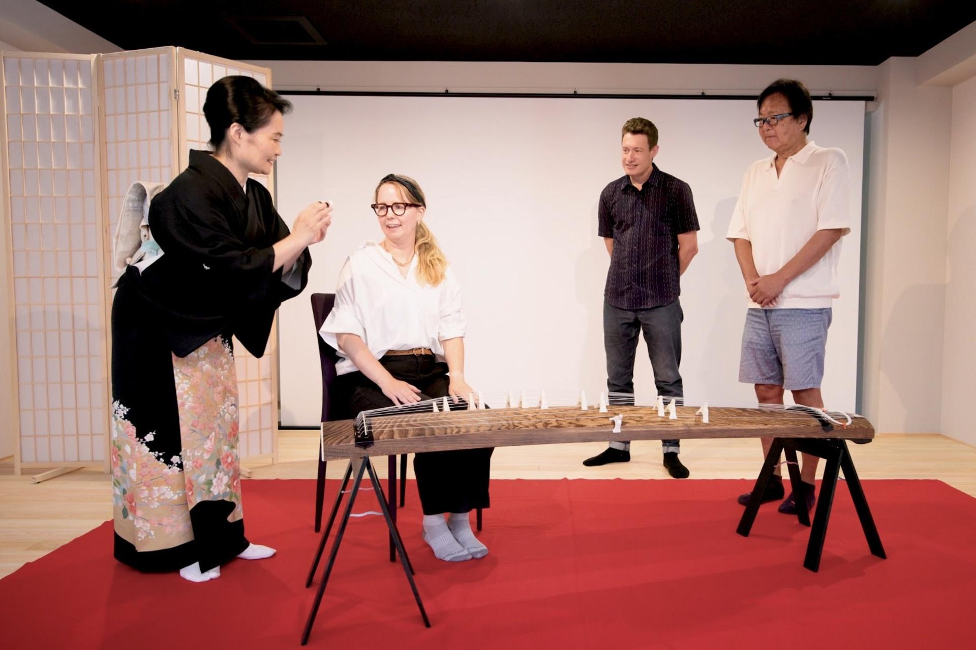 Experience the koto, a traditional Japanese instrument, in Kyoto. - Image 1
